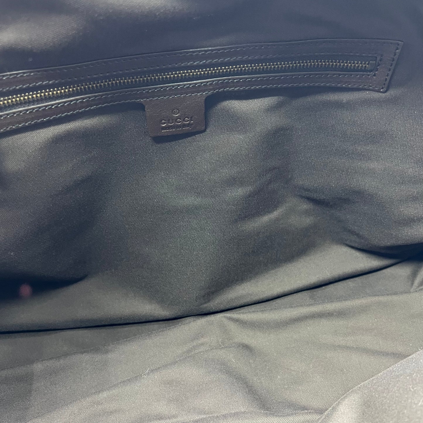 Gucci Beige/Brown GG Canvas and Leather Jockey Boston Bag