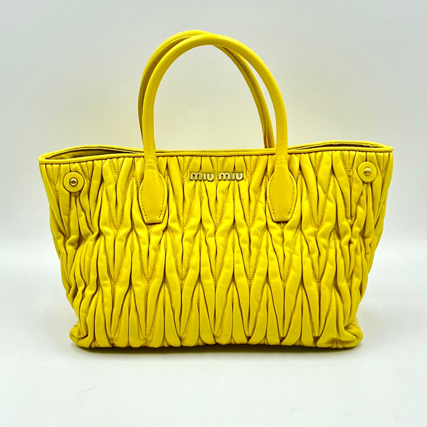 Nappa Matelasse Top Handle Tote