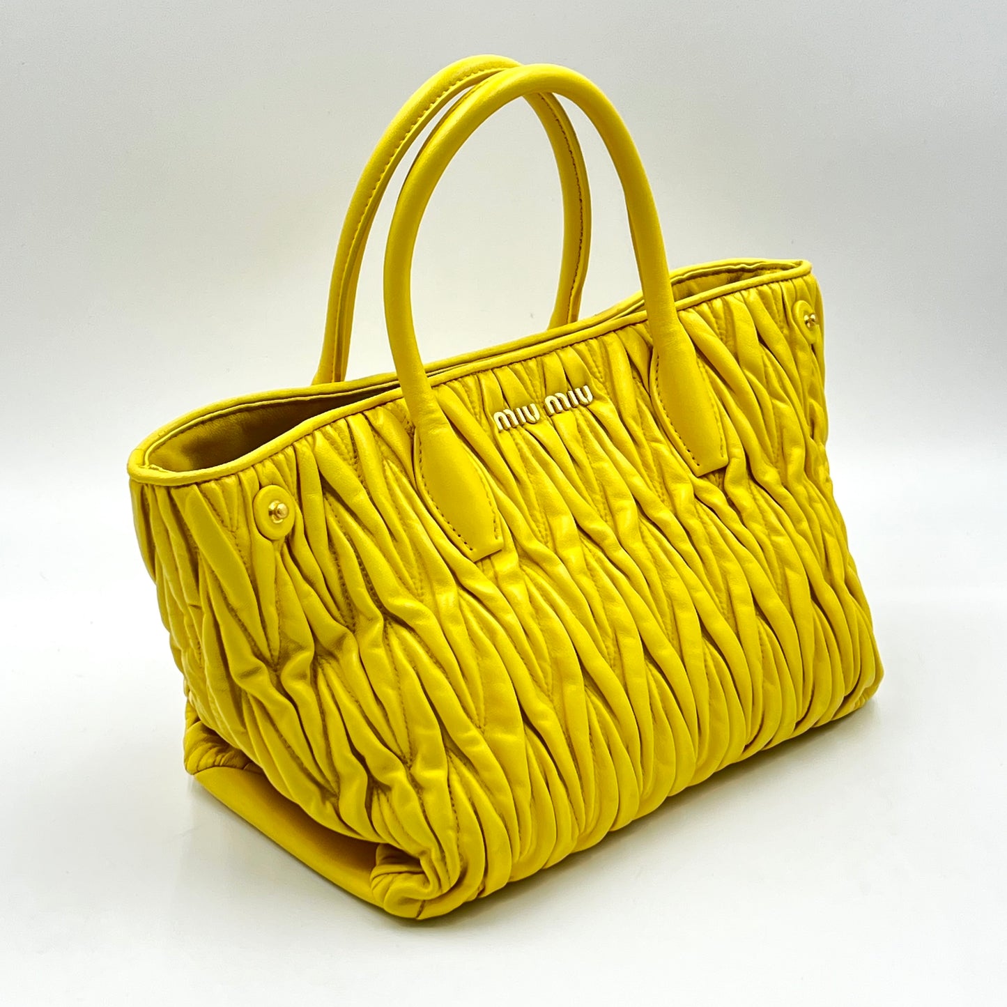 Nappa Matelasse Top Handle Tote
