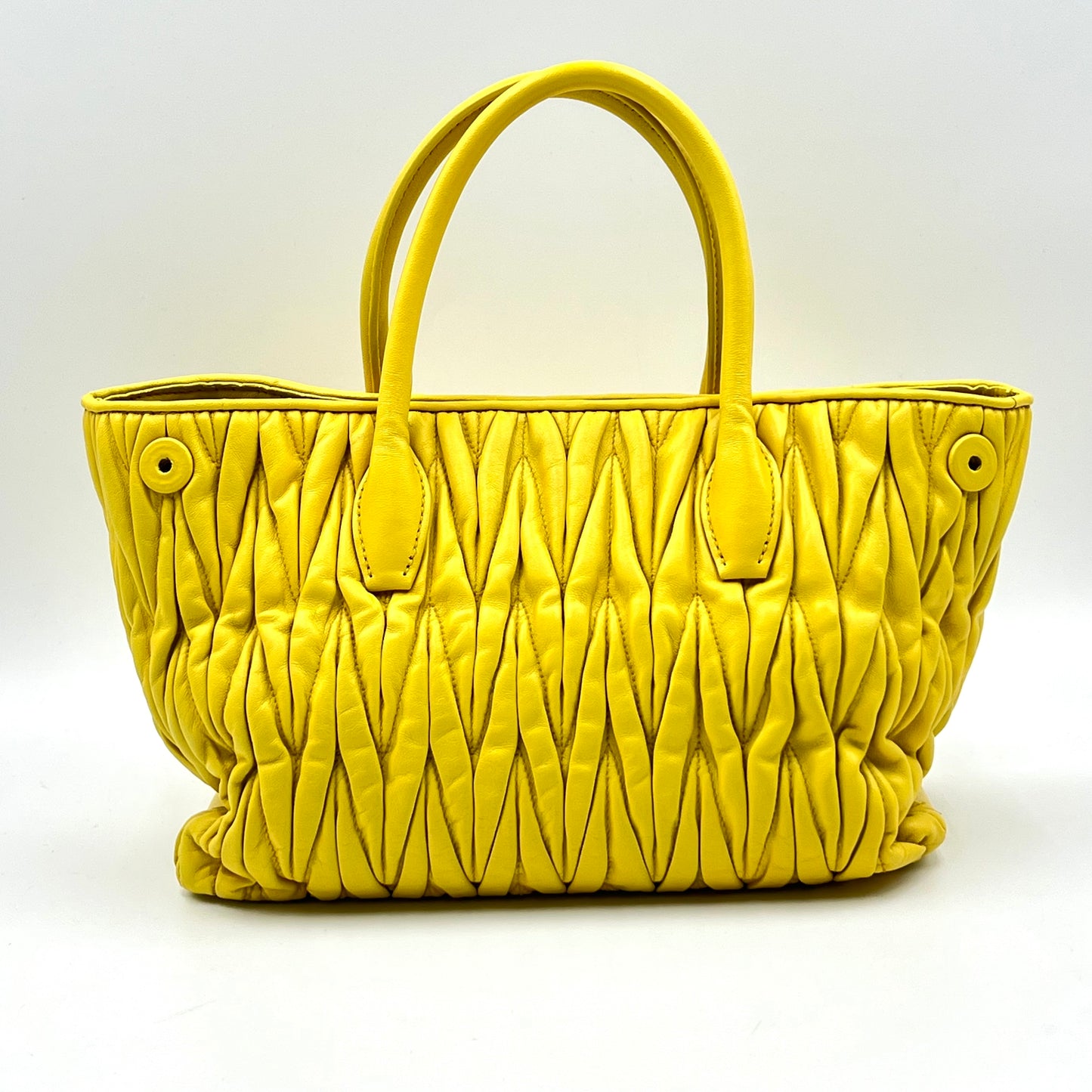 Nappa Matelasse Top Handle Tote