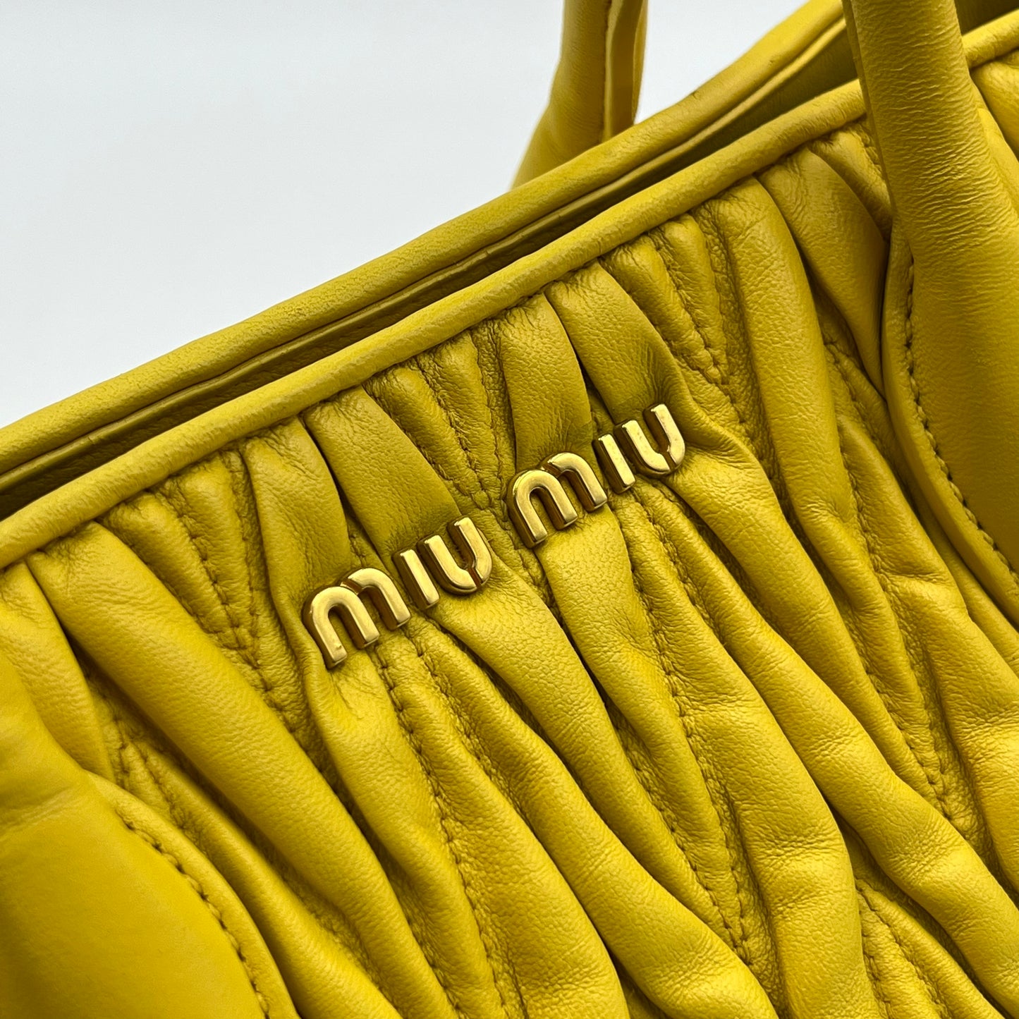 Nappa Matelasse Top Handle Tote