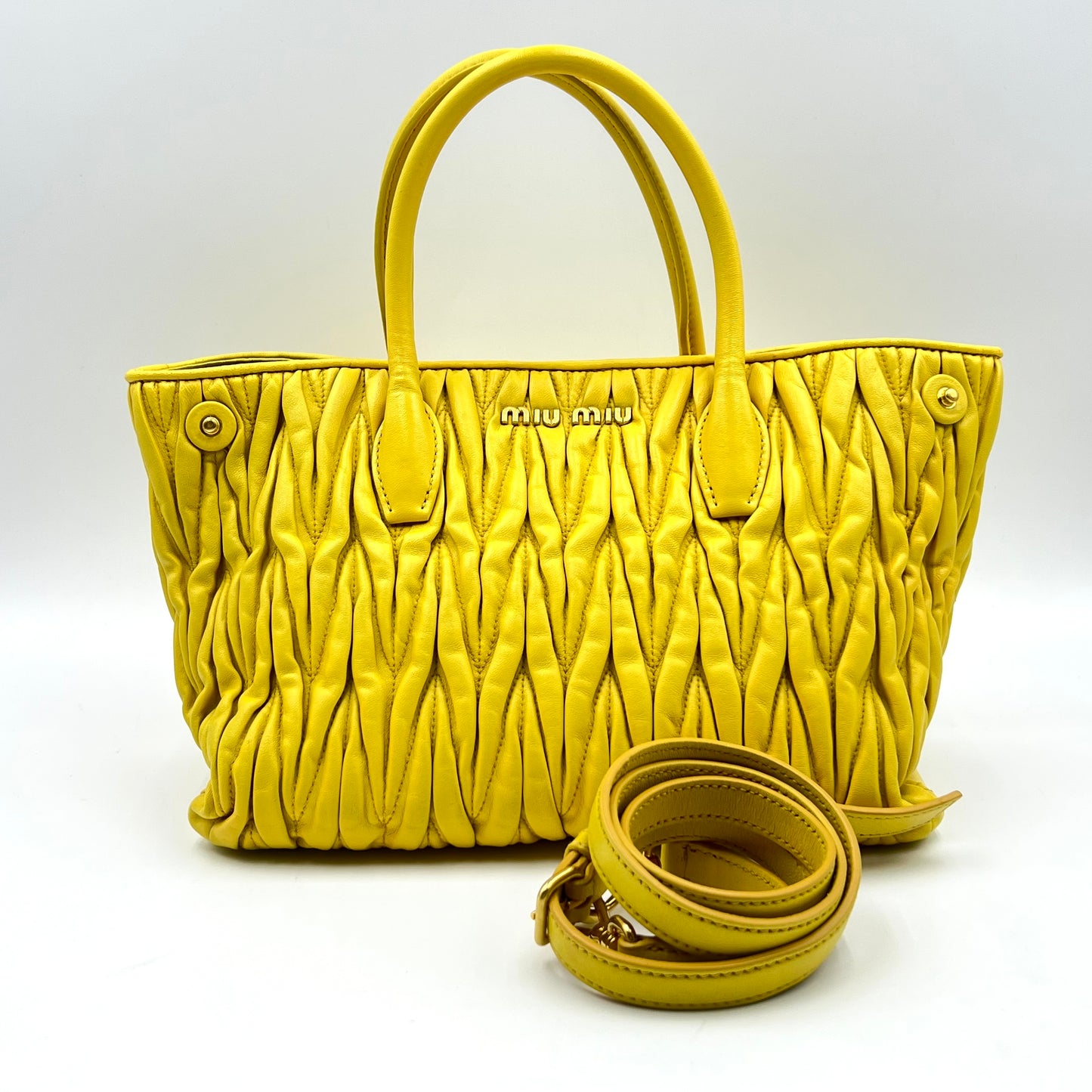 Nappa Matelasse Top Handle Tote