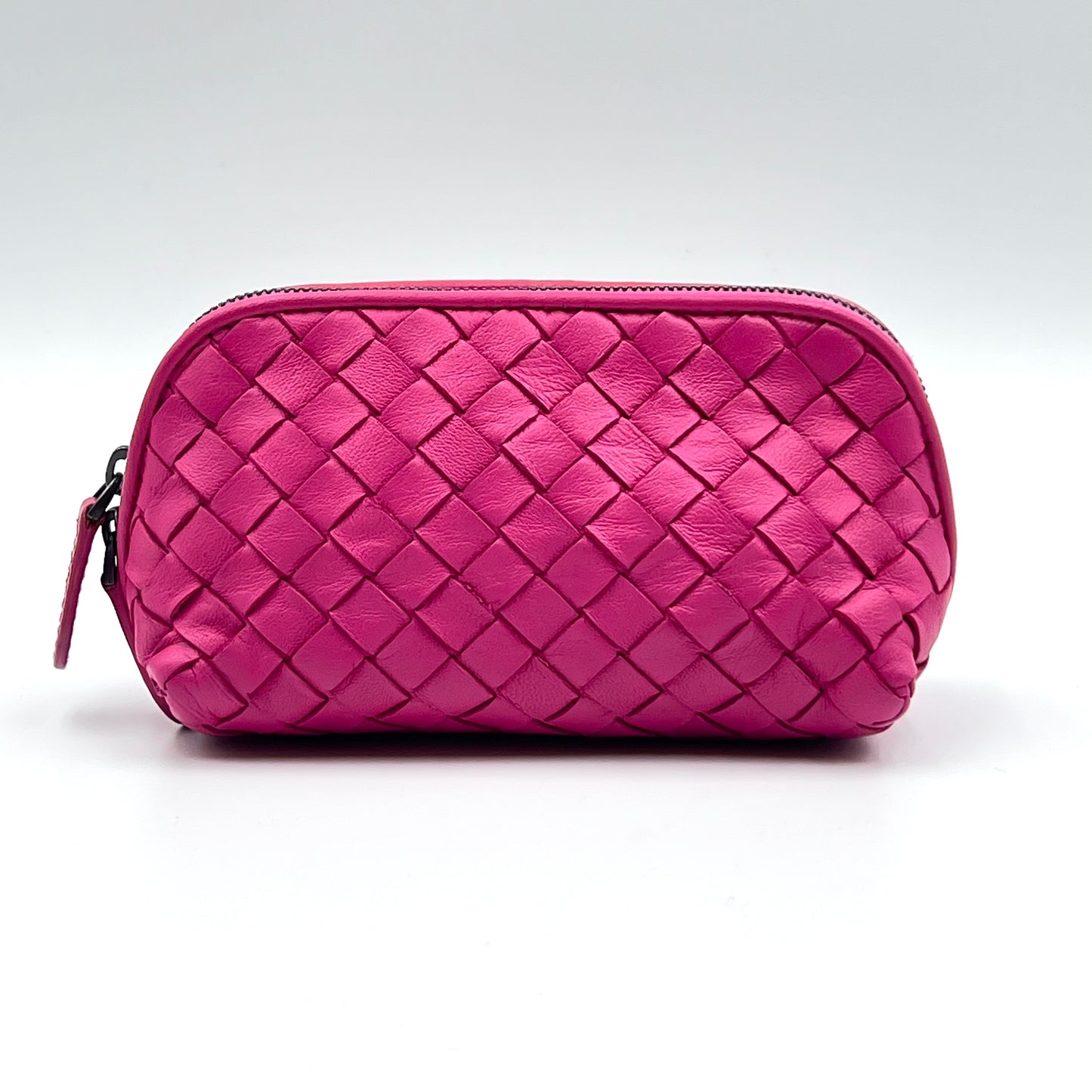 Zip Cosmetic Pouch Intrecciato Nappa Mini