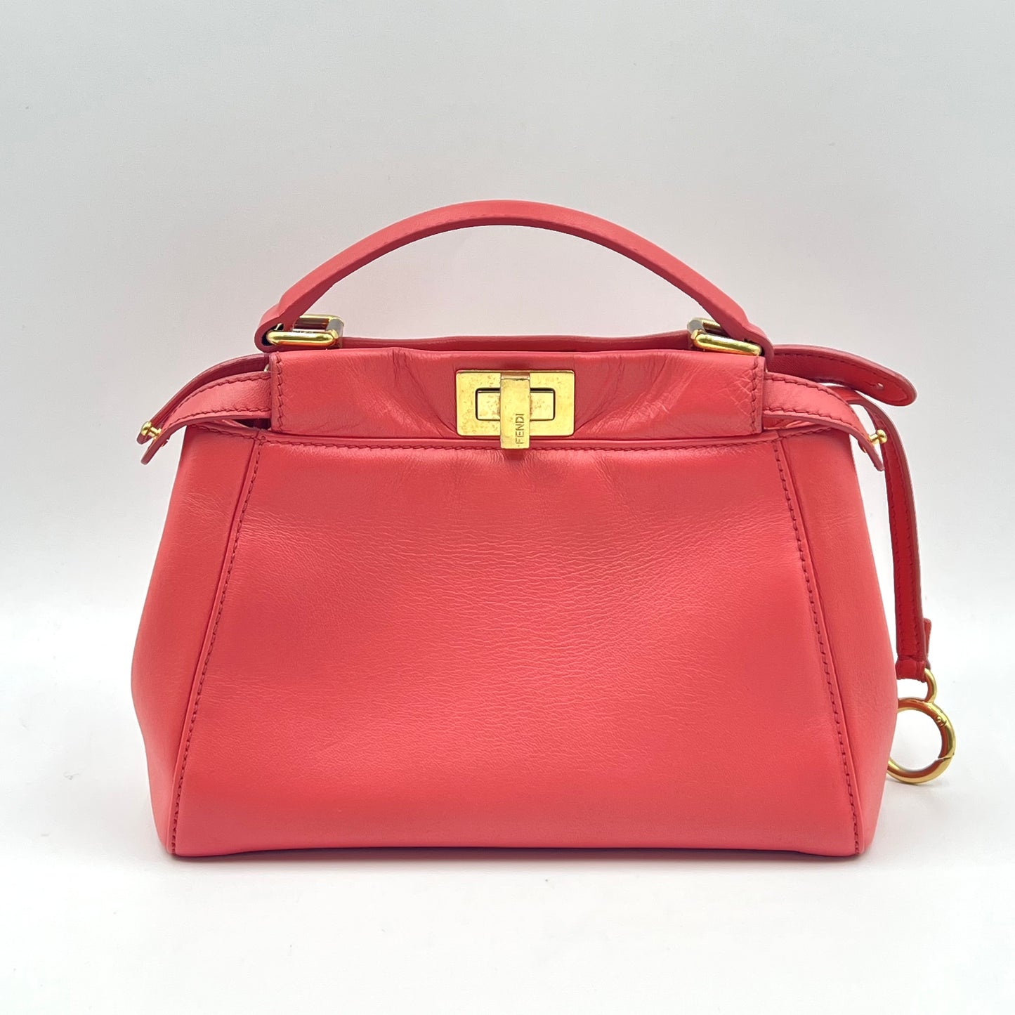 Mini Peekaboo Bag Pink Coral