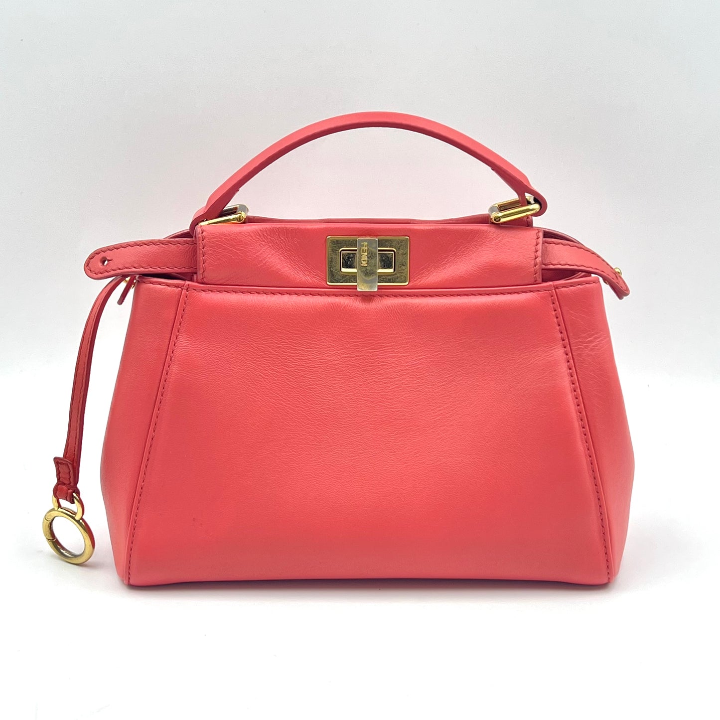 Mini Peekaboo Bag Pink Coral