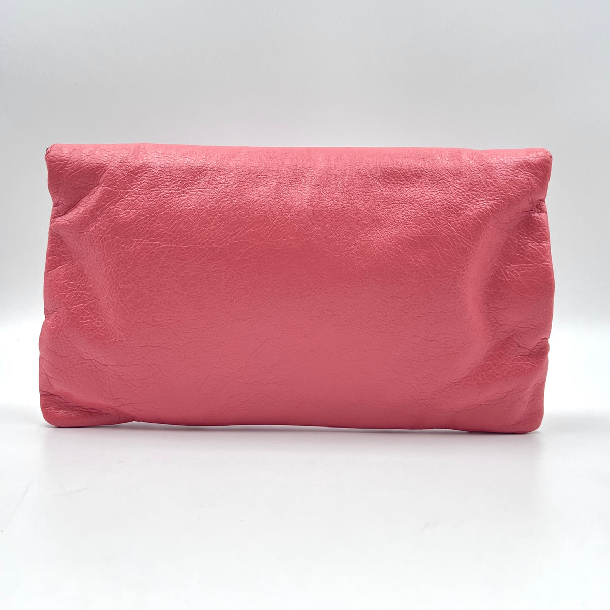 Balenciaga Agneau Giant 12 Gold Hardware Envelope Strap Clutch Rose Azalee — view 6 of 8 Agneau Giant 12 Gold Hardware Envelope Strap Clutch Rose Azalee, view 6 of 8