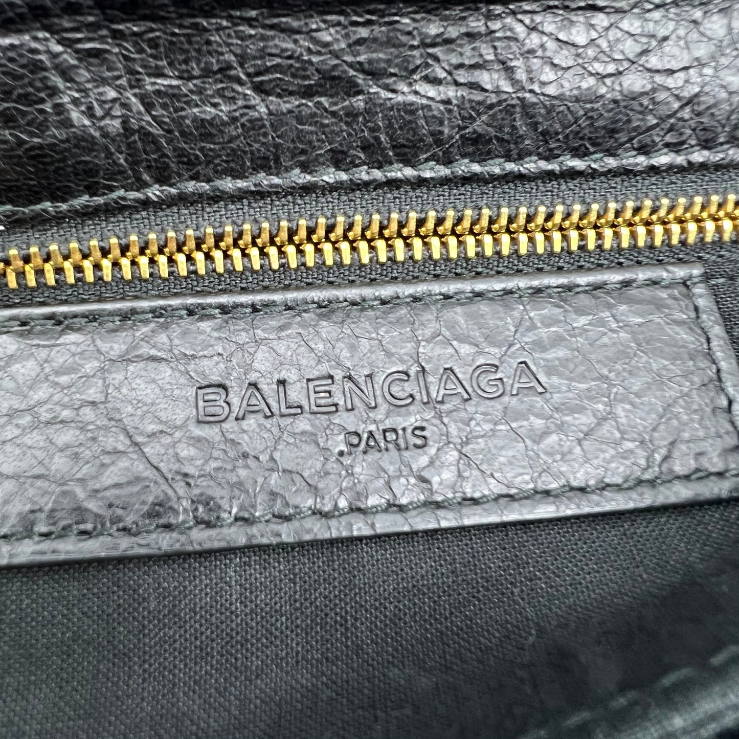 Black Lambskin Leather Giant 12 Gold Envelope Clutch Crossbody w/ Strap Bag