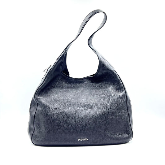 Vitello Daino Hobo Black