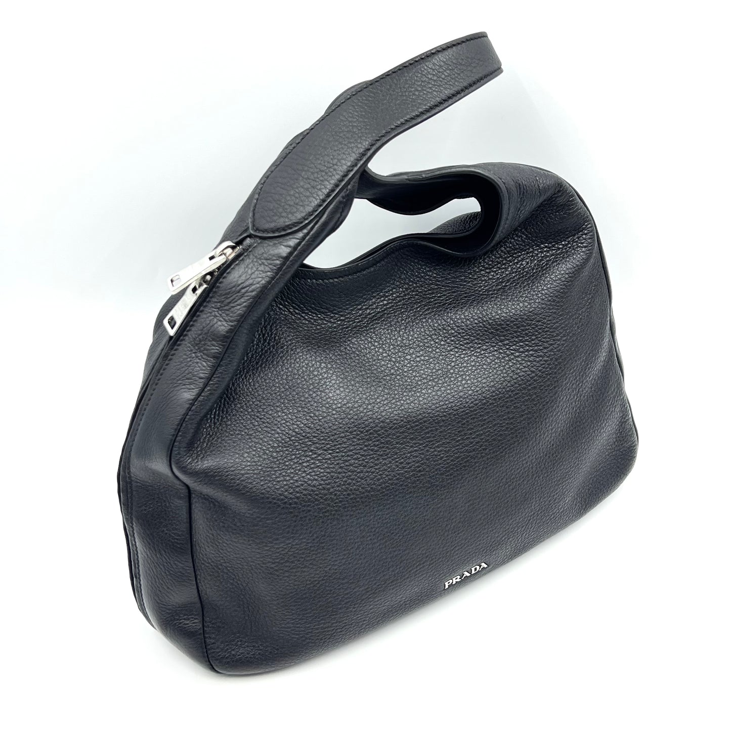 Vitello Daino Hobo Black