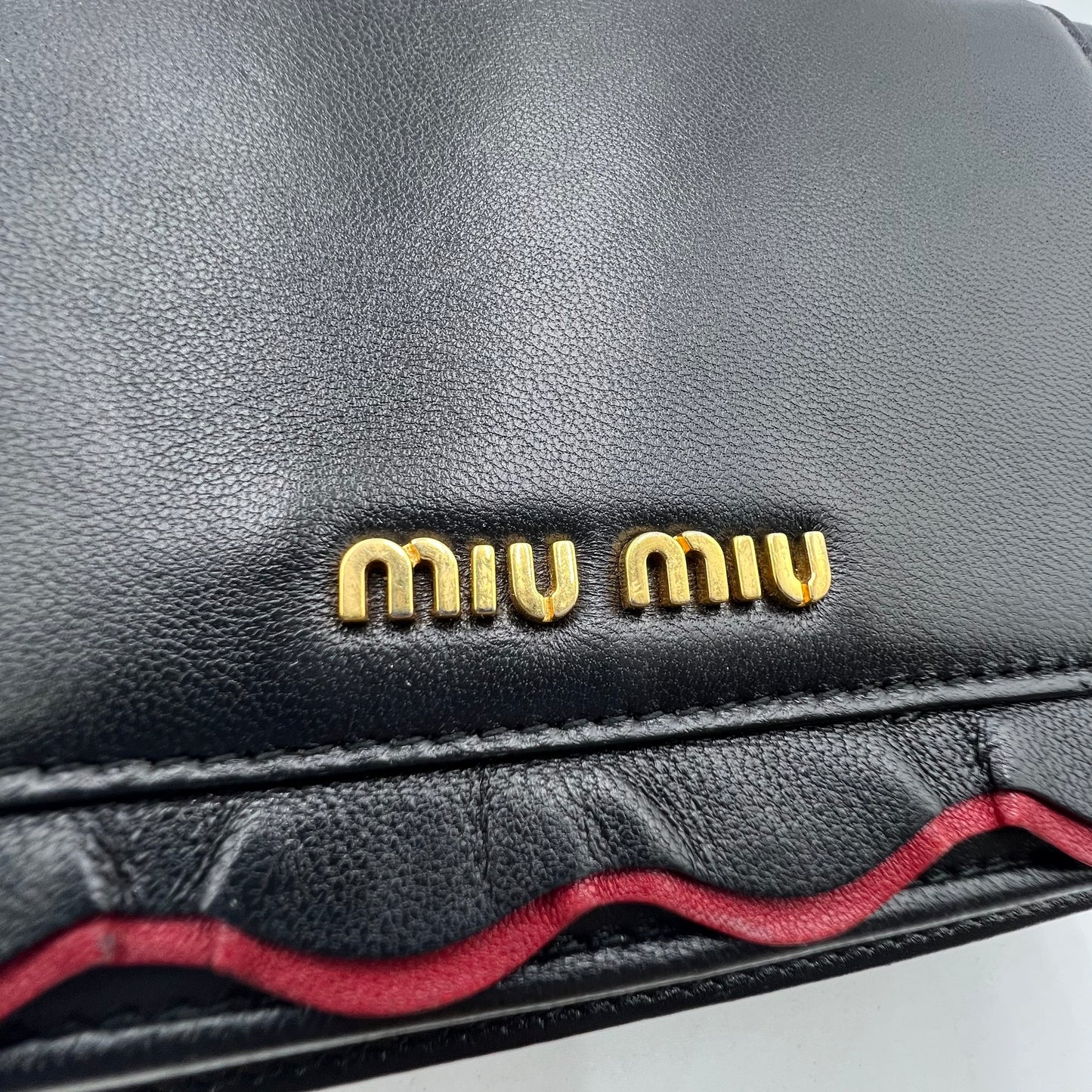 Leather crossbody bag Black