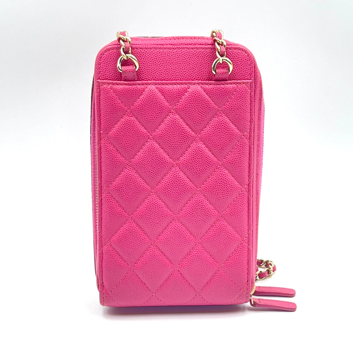Chanel Phone Bag Pink Caviar GHW — view 3 of 9 Phone Bag Pink Caviar GHW, view 3 of 9