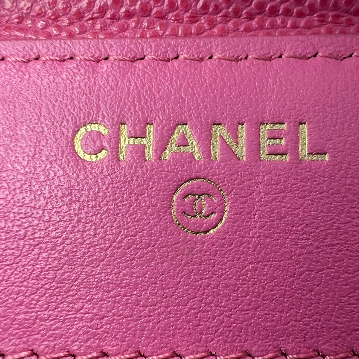 Chanel Phone Bag Pink Caviar GHW — view 7 of 9 Phone Bag Pink Caviar GHW, view 7 of 9