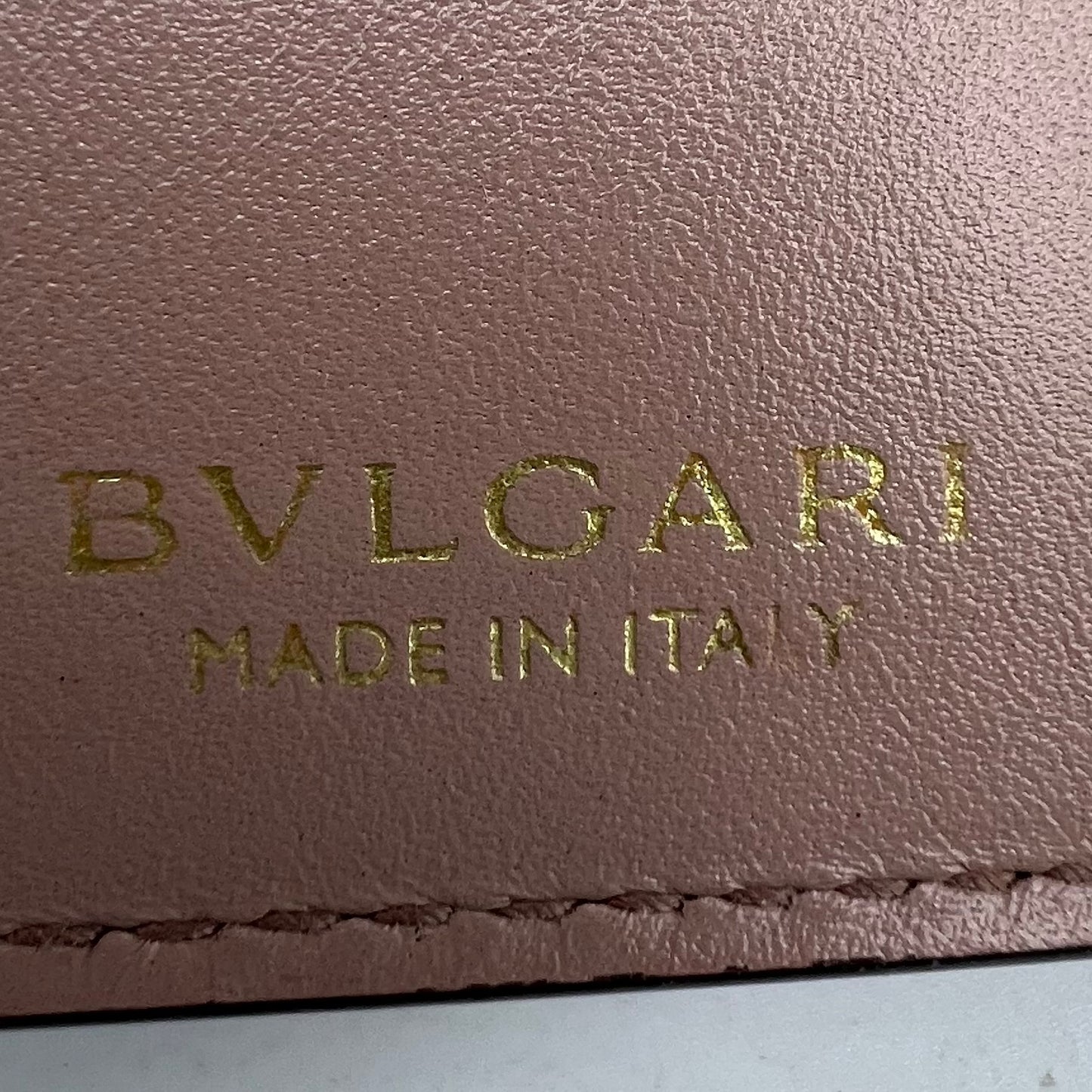 Red Leather Serpenti Forever Trifold Wallet