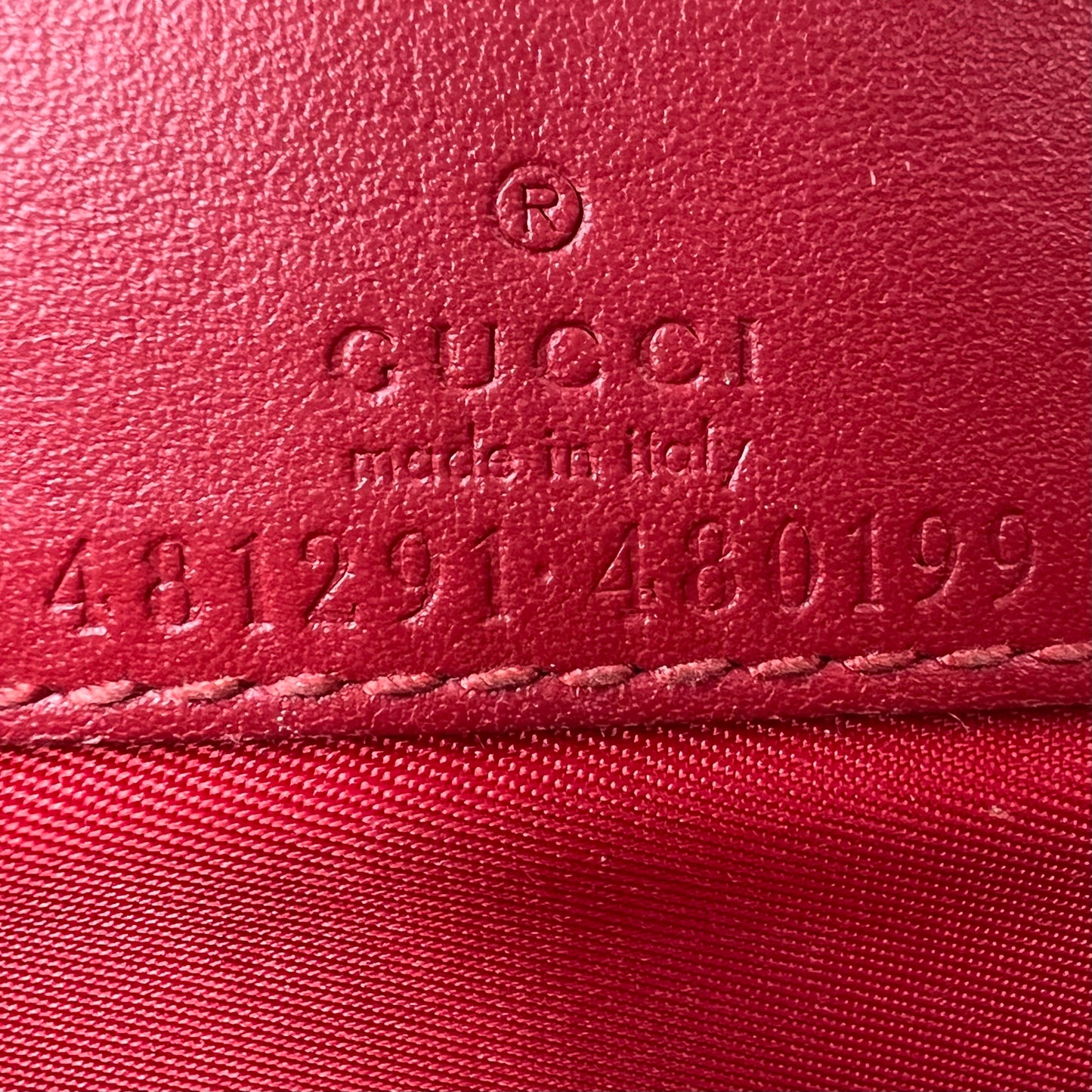 GG Supreme Monogram Mini Cherry Chain Bag