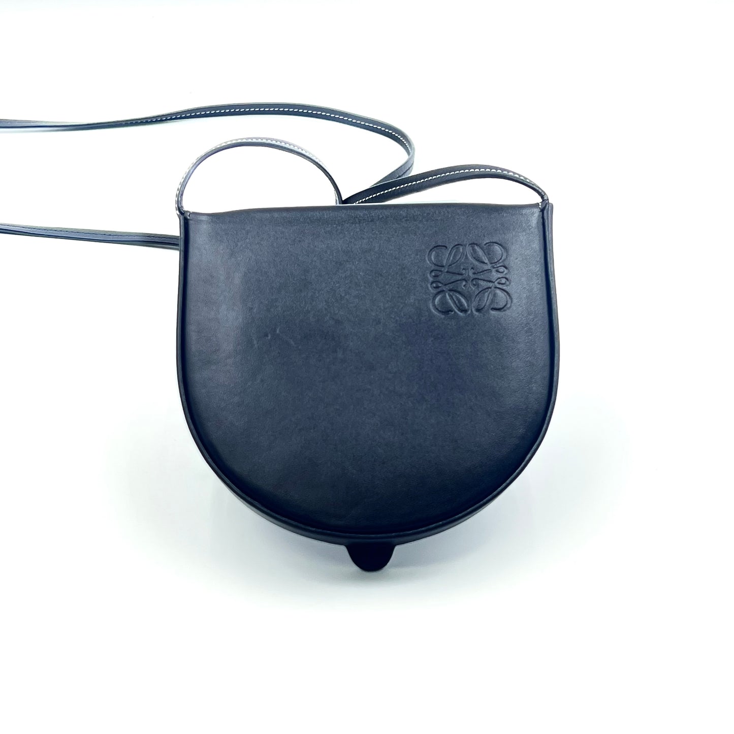 Soft Calfskin Small Heel Bag Black