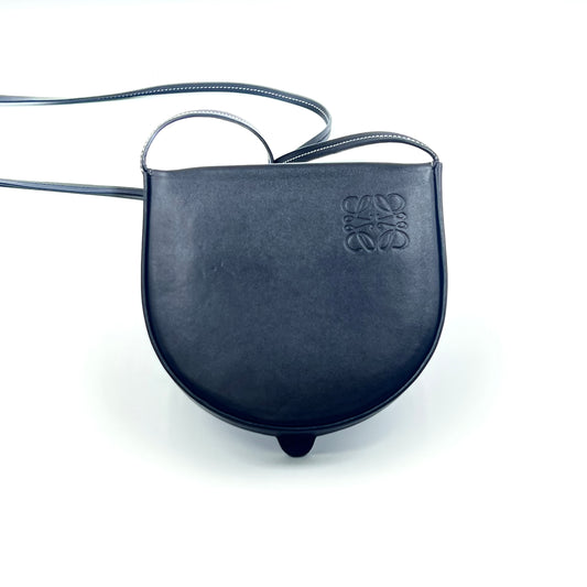 Soft Calfskin Small Heel Bag Black