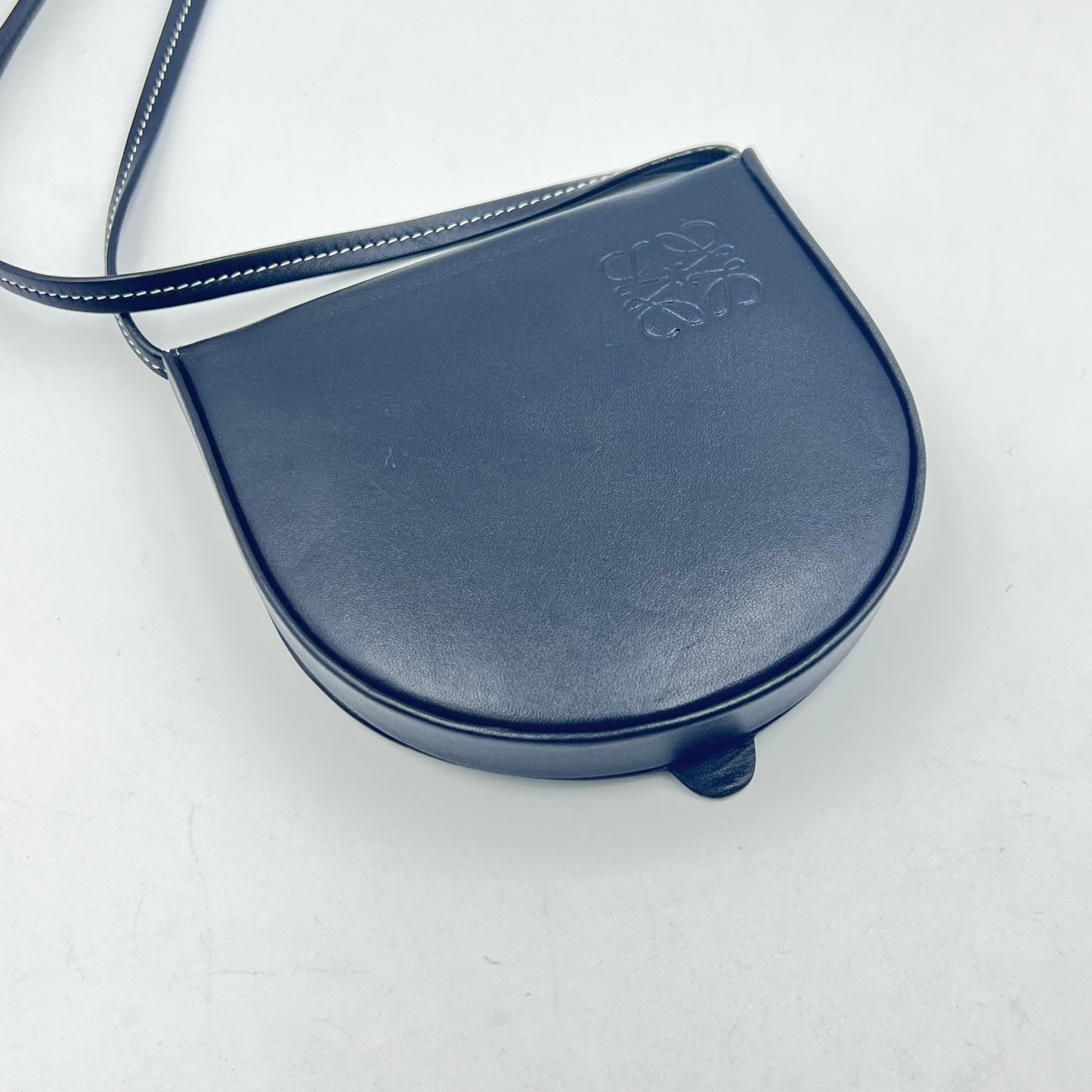 Soft Calfskin Small Heel Bag Black