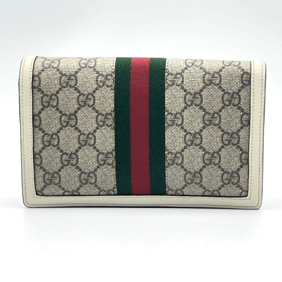 Queen Margaret Chain Wallet GG Coated Canvas Mini — view 2 of 6 Queen Margaret Chain Wallet GG Coated Canvas Mini, view 2 of 6