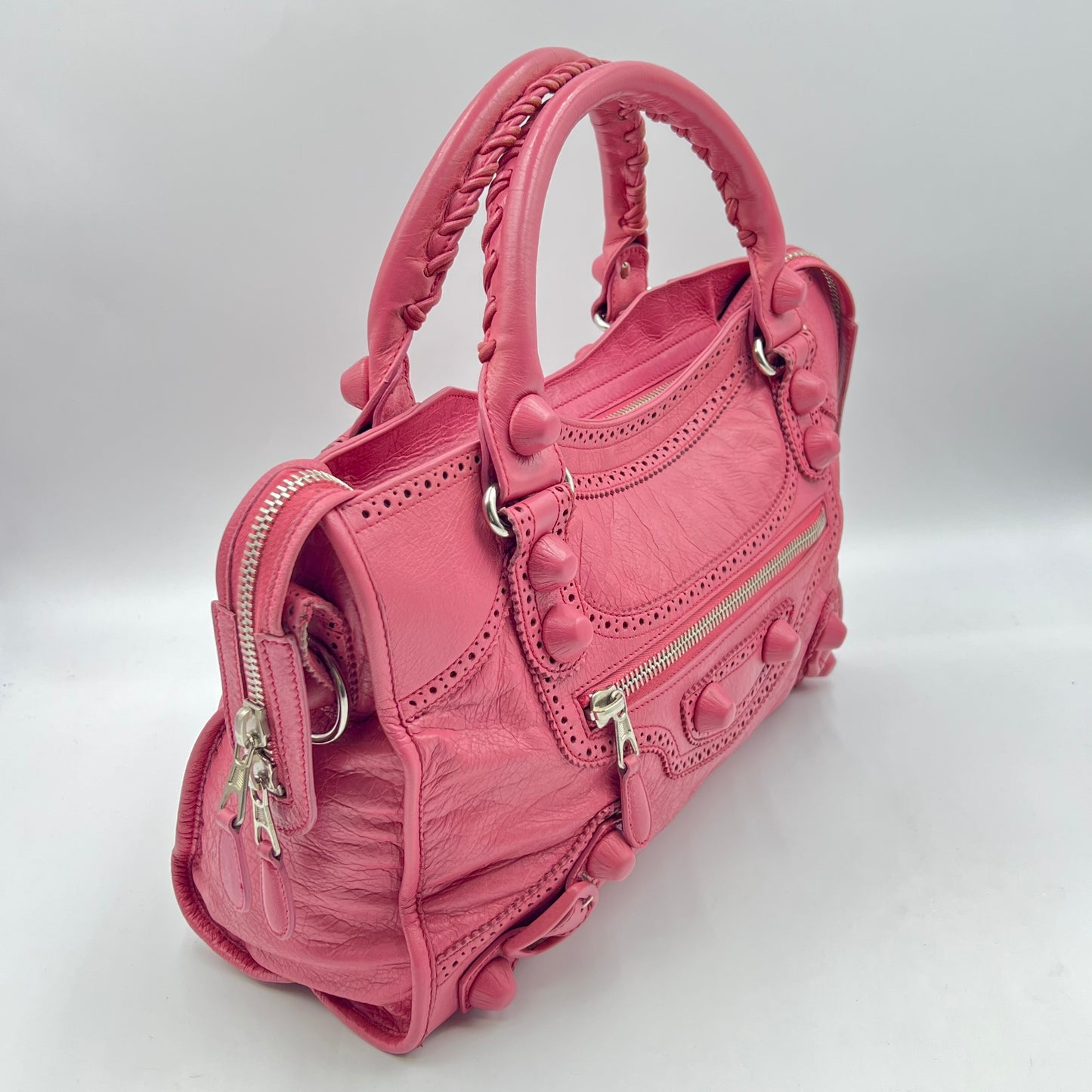 City Giant Brogues Bag Leather Medium
