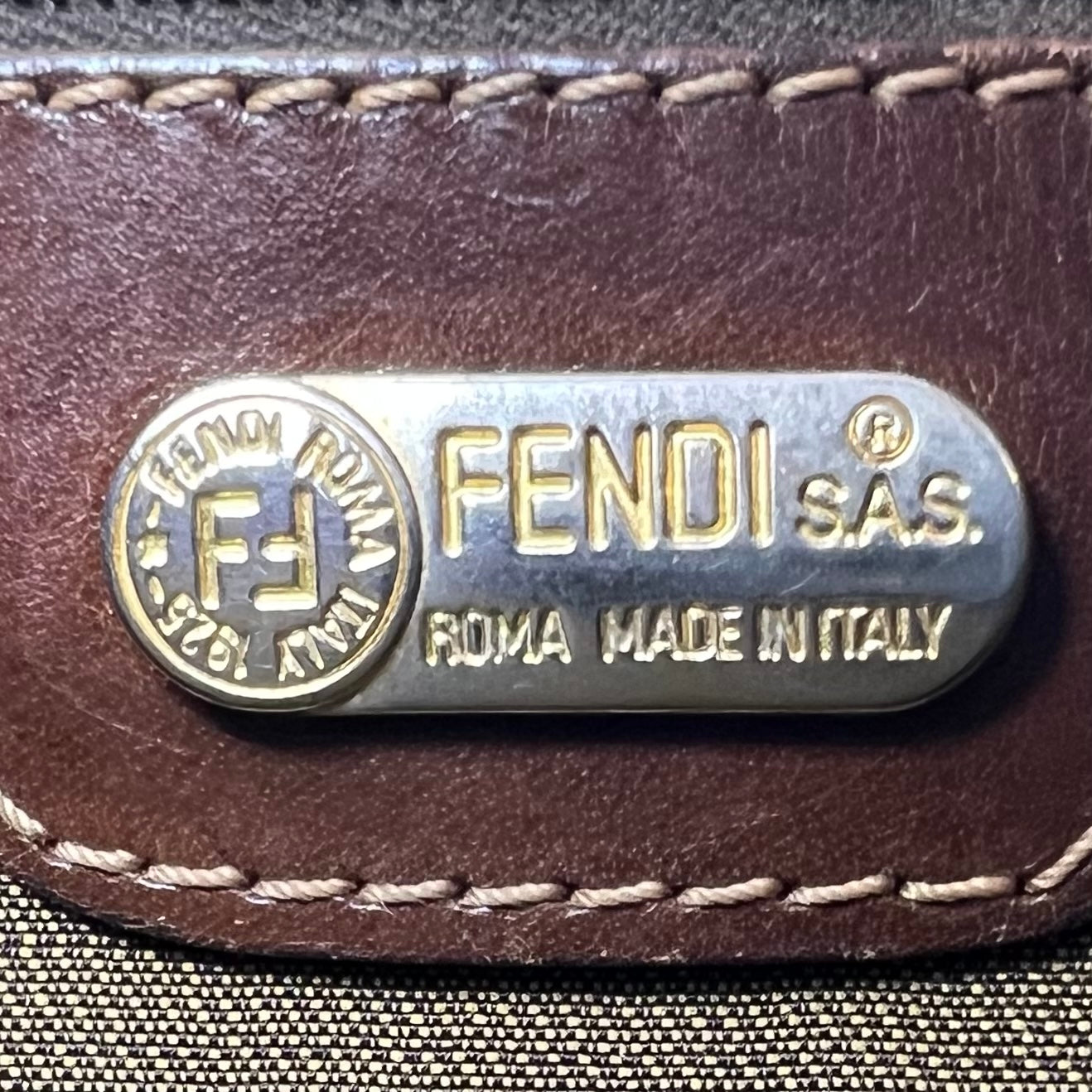 Zucca FF Shoulder Bag Vintage