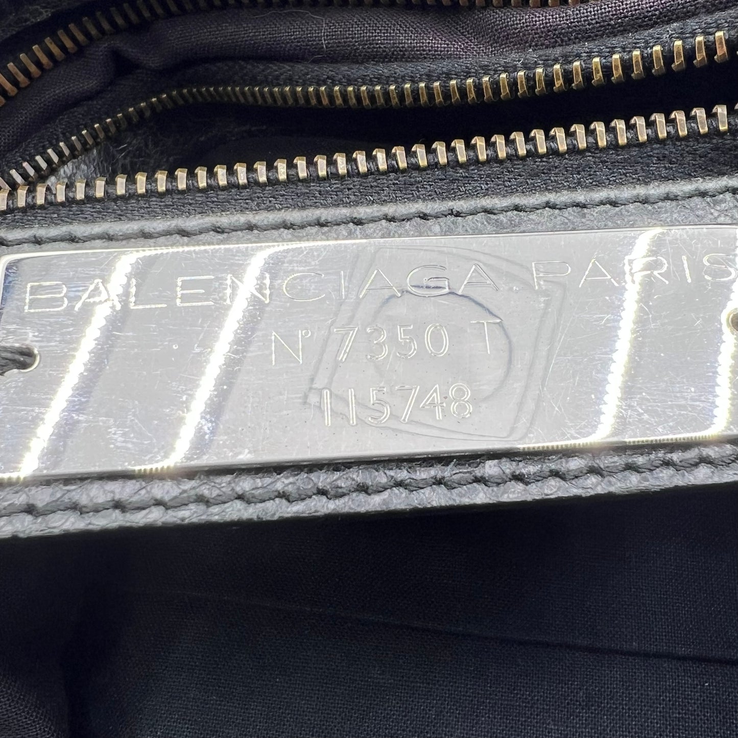City Leather Bag Dark Olive Gray