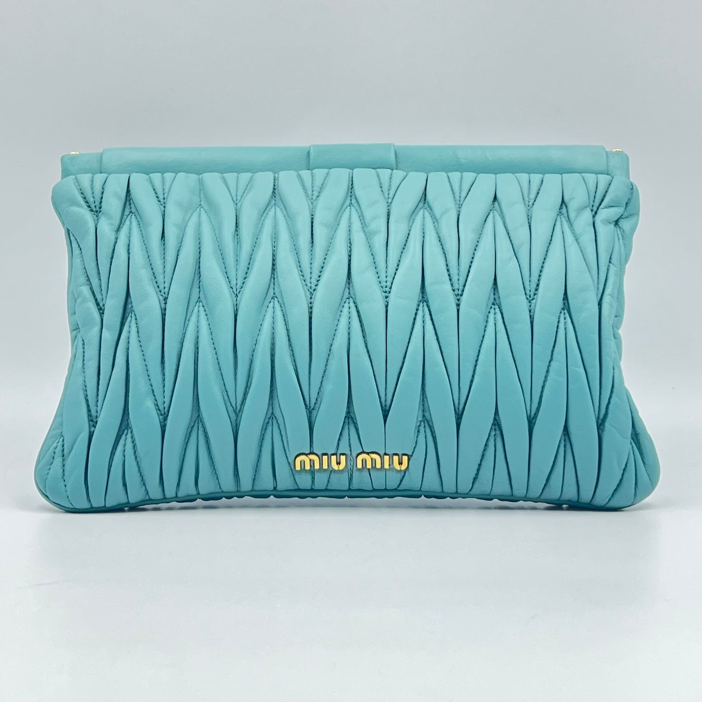 Matelasse Nappa Frame Clutch