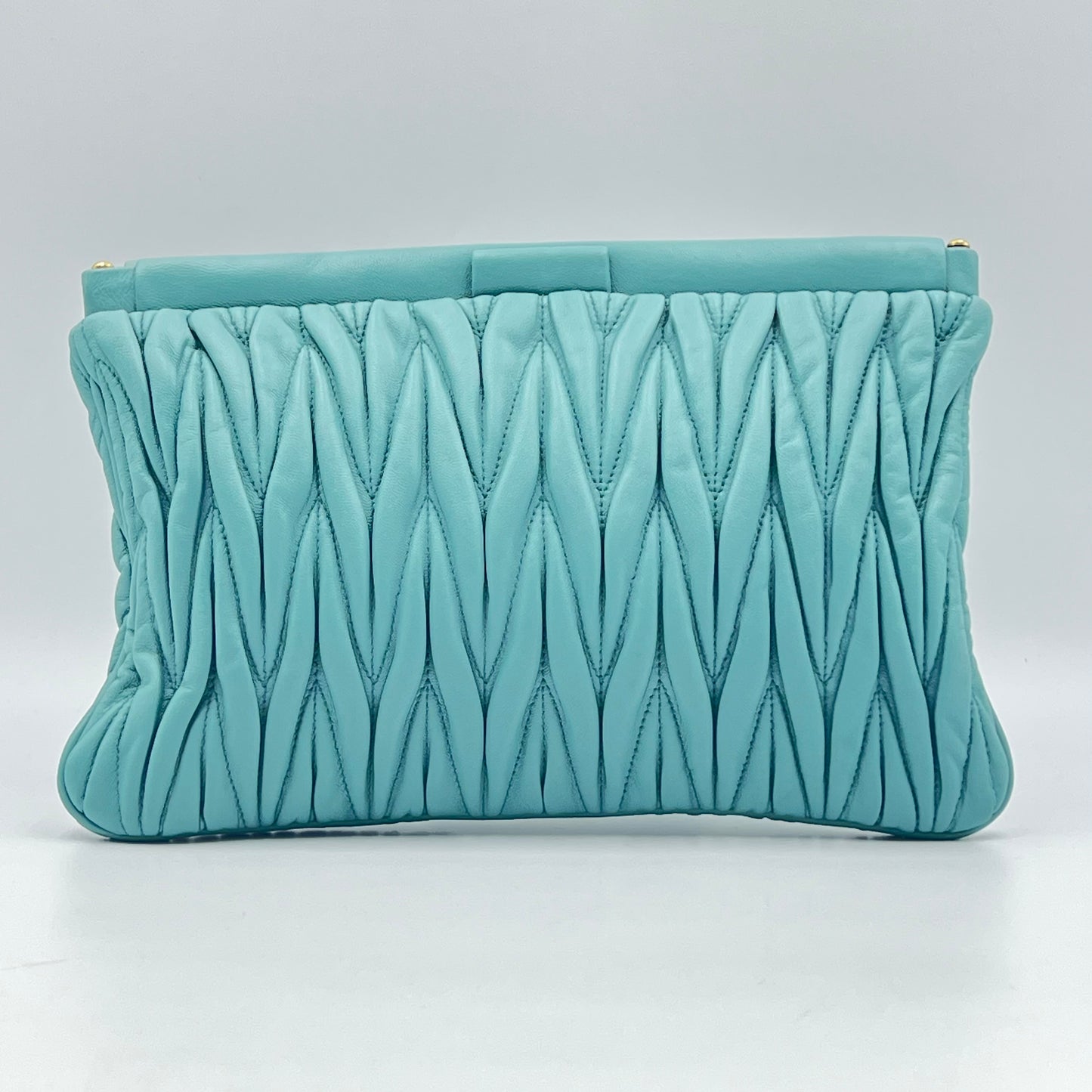 Matelasse Nappa Frame Clutch