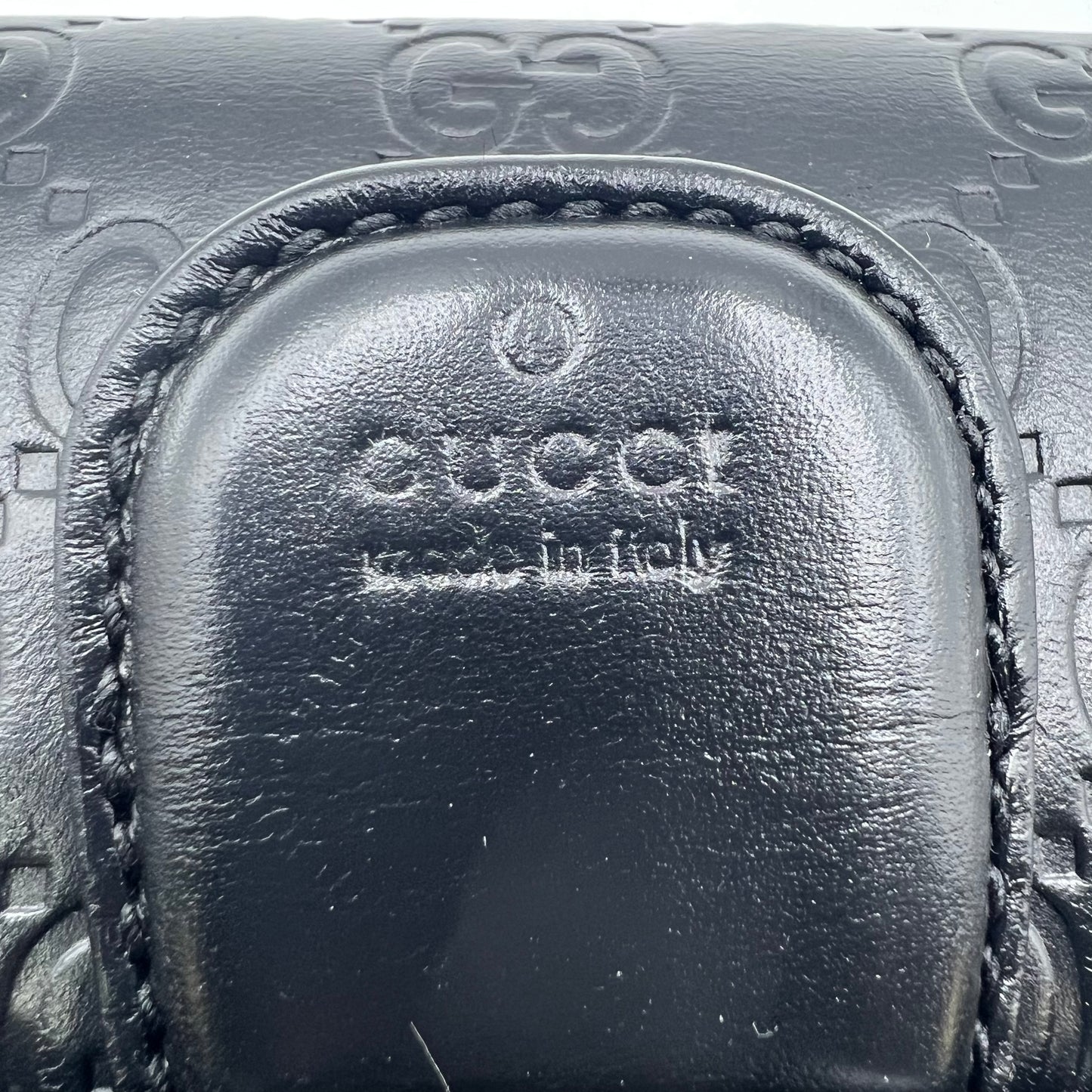 Small Emily Chain Flap Shoulder Bag Guccissima Leather