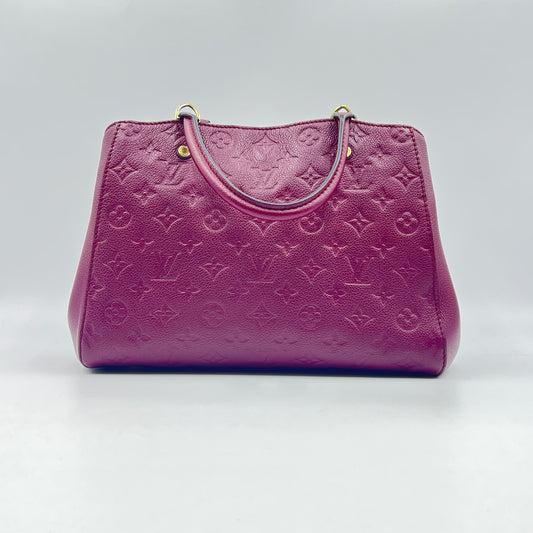 Montaigne Handbag Monogram Empreinte Leather BB