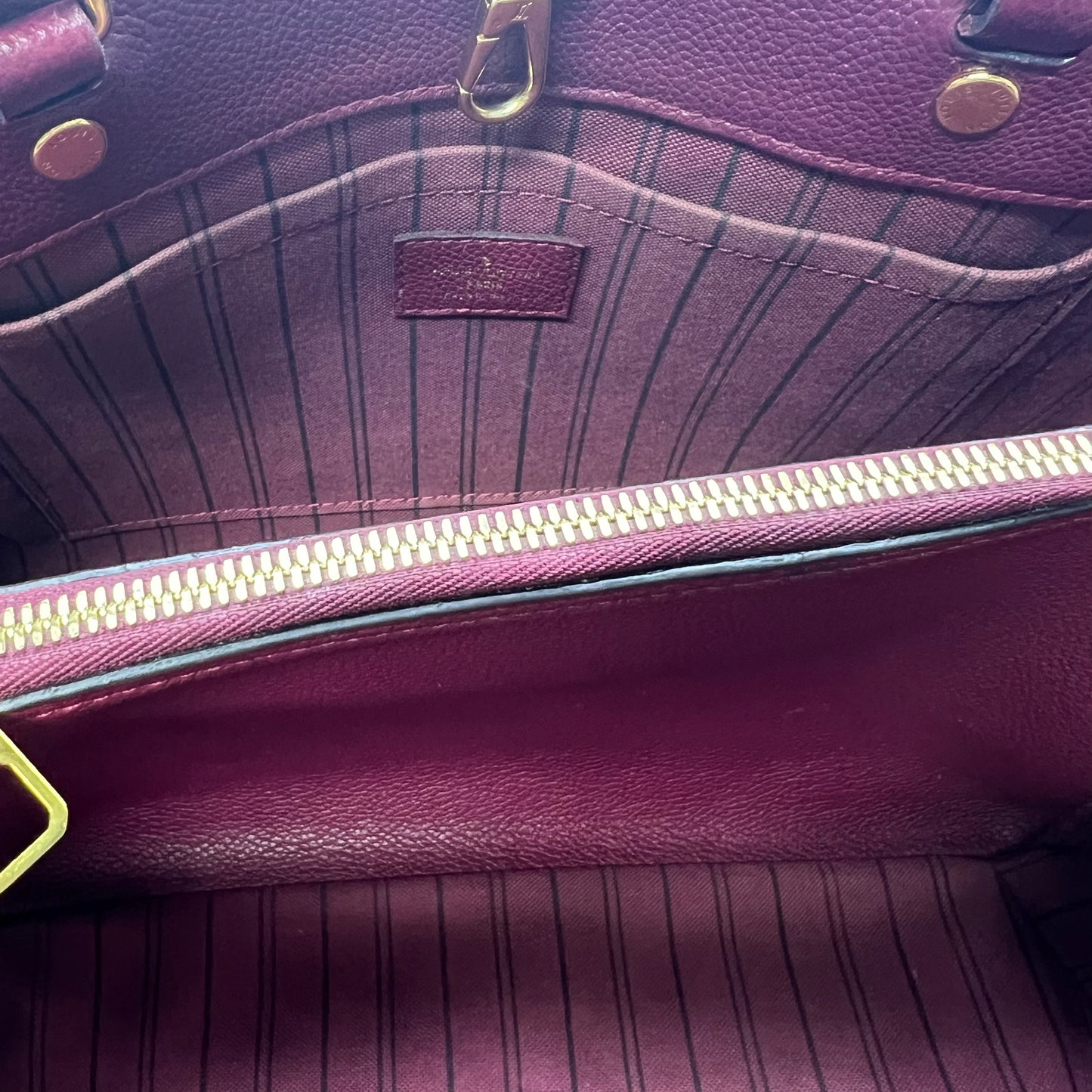 Montaigne Handbag Monogram Empreinte Leather BB