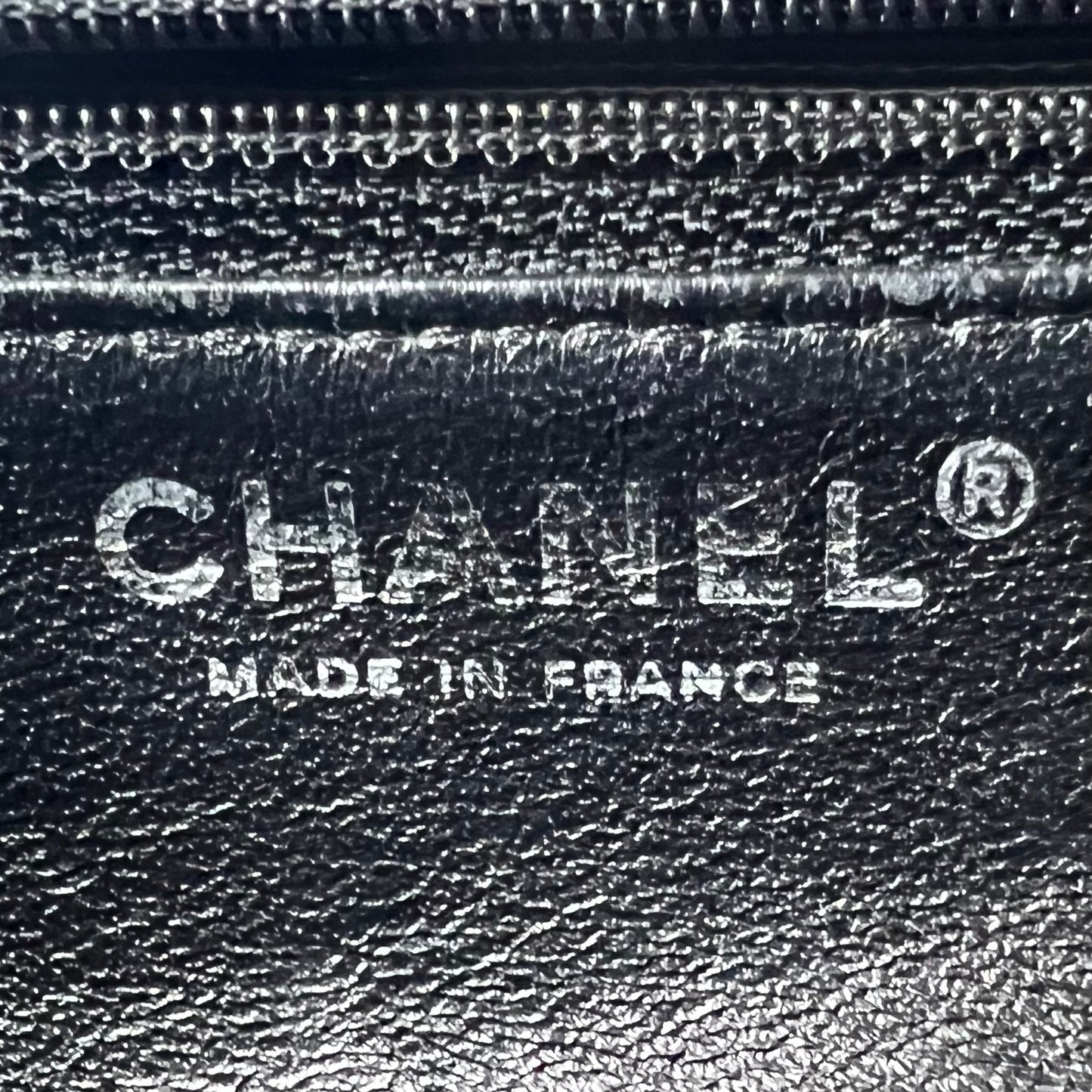 Pocket Quilted Lambskin Leather Chain Shoulder Bag Black