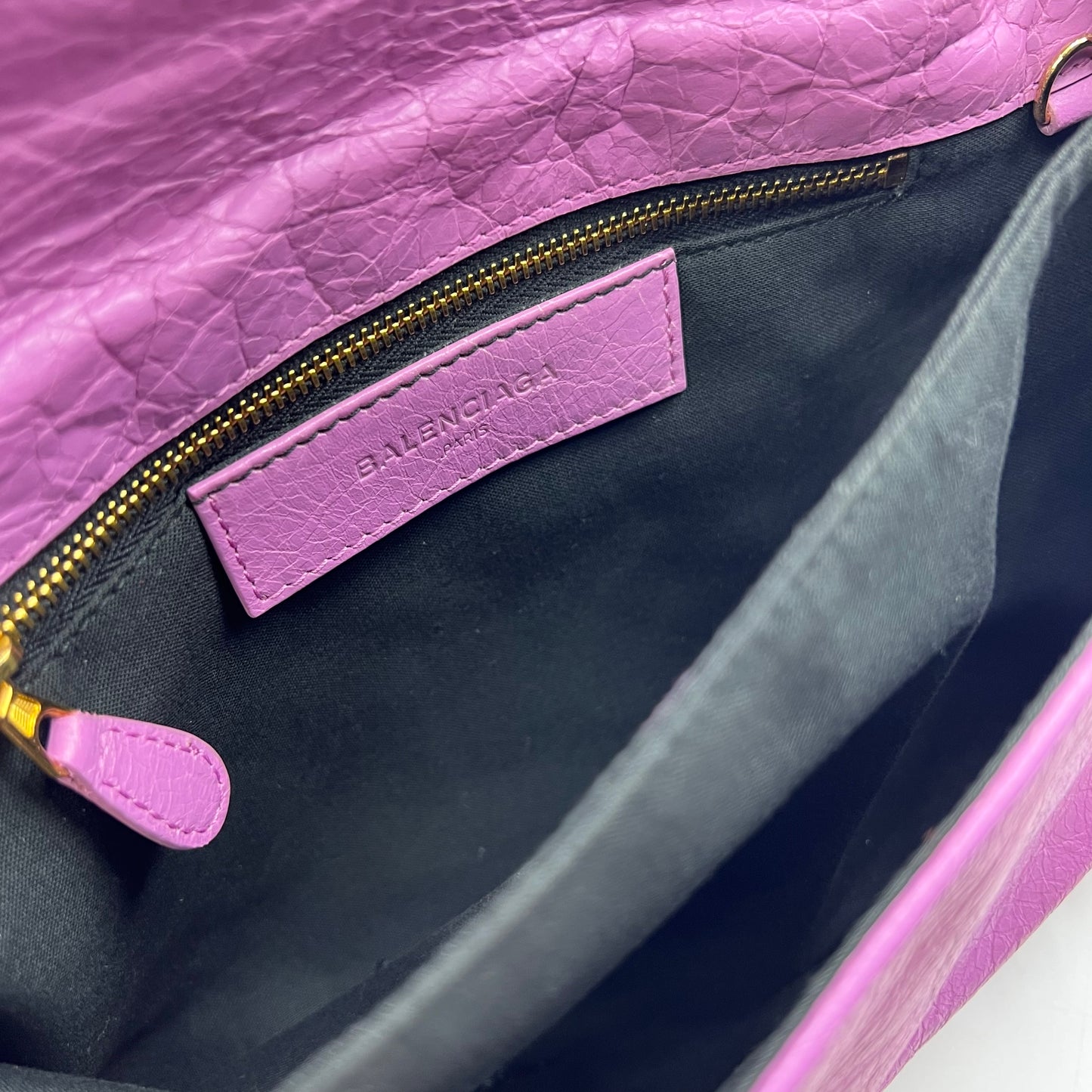 Classic Studs Envelope Strap Clutch Crossbody Leather