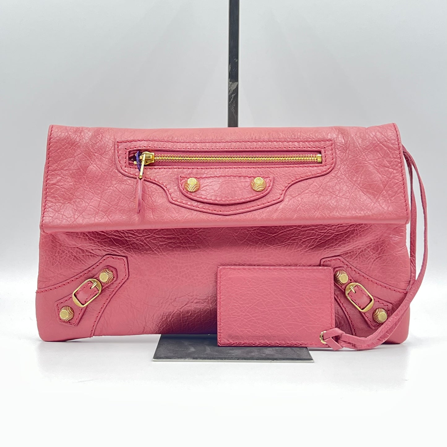 Envelope Clutch Giant Studs Leather