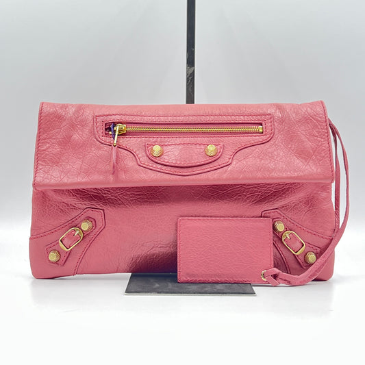 Envelope Clutch Giant Studs Leather