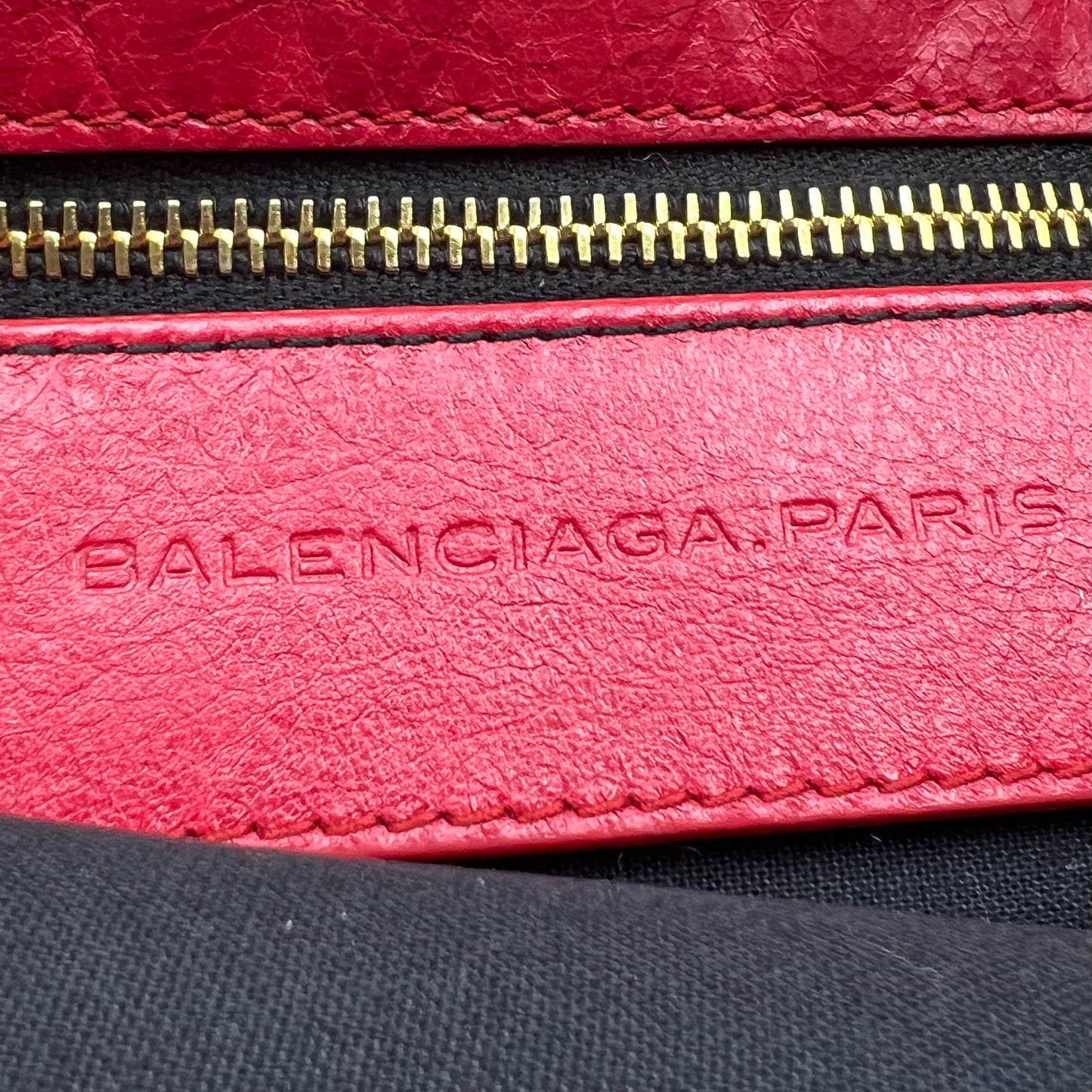 Classic Studs Envelope Strap Clutch Crossbody Leather Red