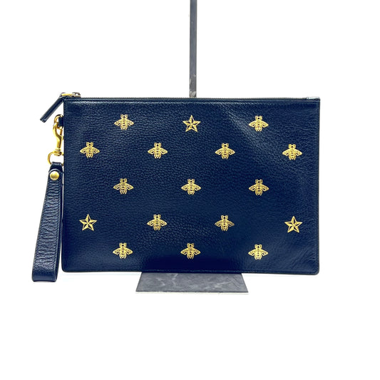 Bee Star Pouch Printed Leather Medium