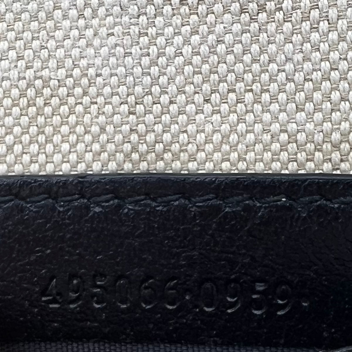 Bee Star Pouch Printed Leather Medium