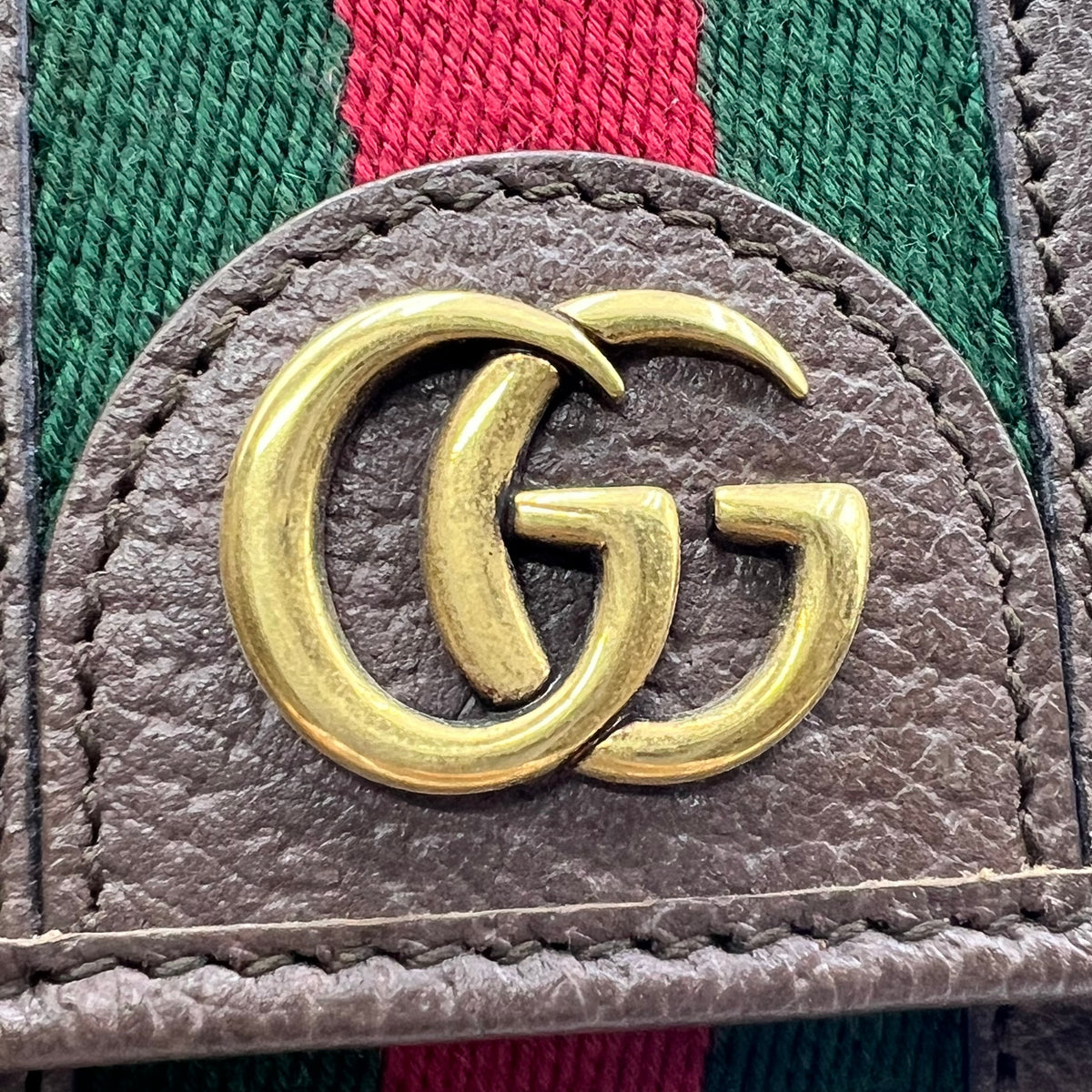 Gucci GG Supreme Monogram Web Mini Ophidia Crossbody Bag Beige New Acero — view 4 of 8 GG Supreme Monogram Web Mini Ophidia Crossbody Bag Beige New Acero, view 4 of 8