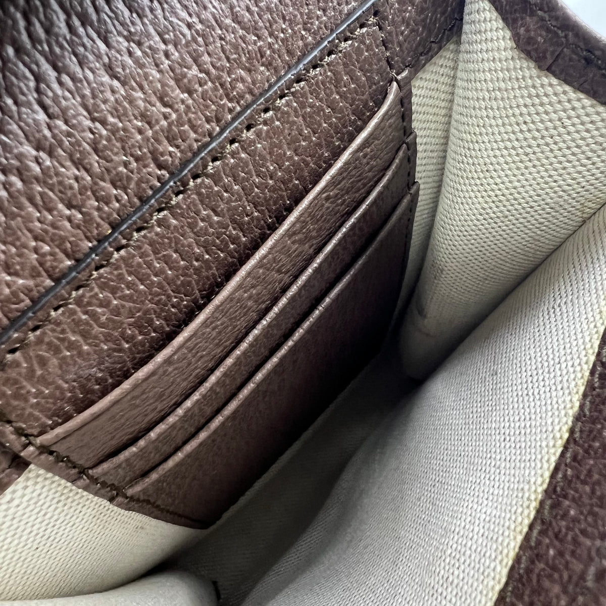 Gucci GG Supreme Monogram Web Mini Ophidia Crossbody Bag Beige New Acero — view 5 of 8 GG Supreme Monogram Web Mini Ophidia Crossbody Bag Beige New Acero, view 5 of 8
