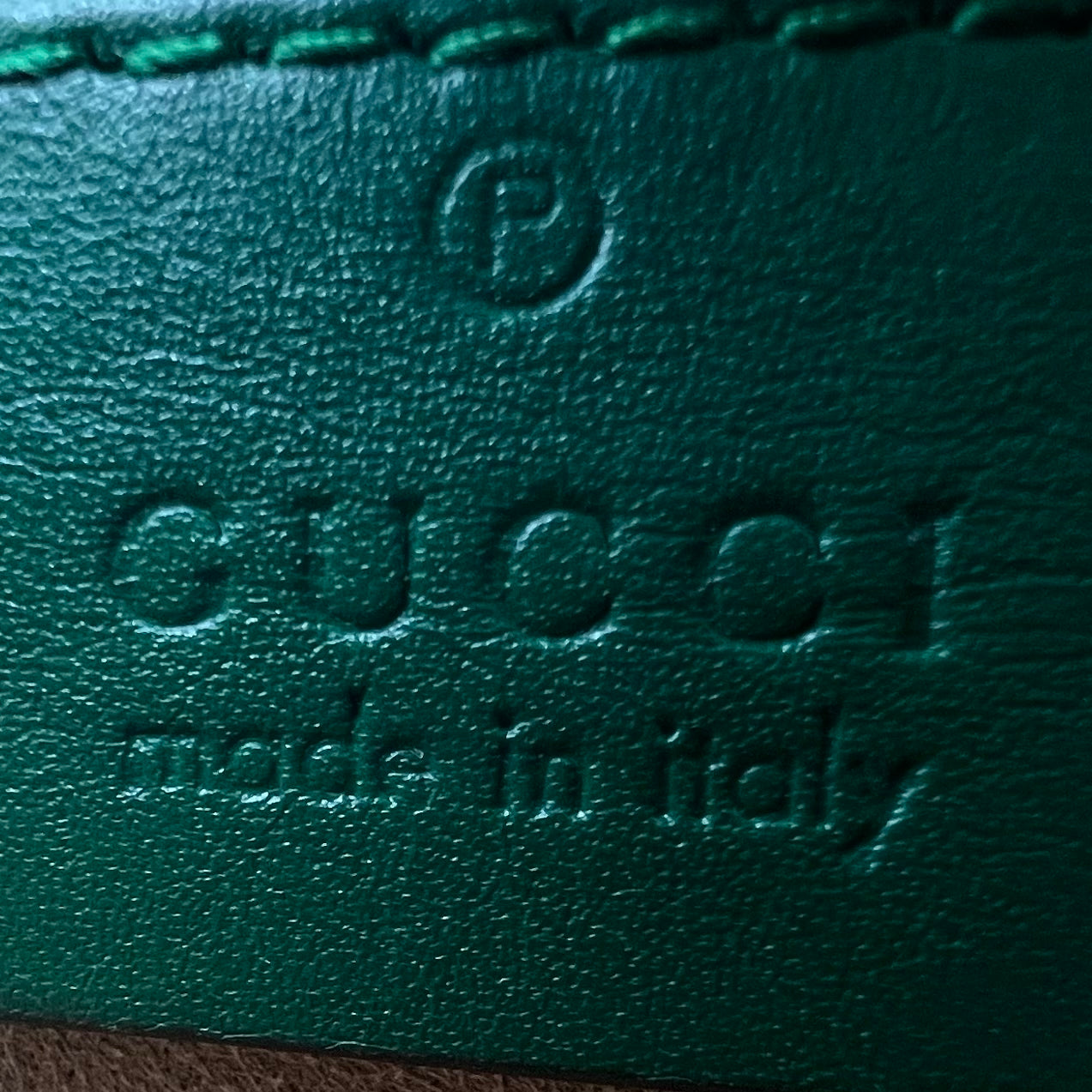Calfskin Matelasse Super Mini GG Marmont Shoulder Bag Emerald Green