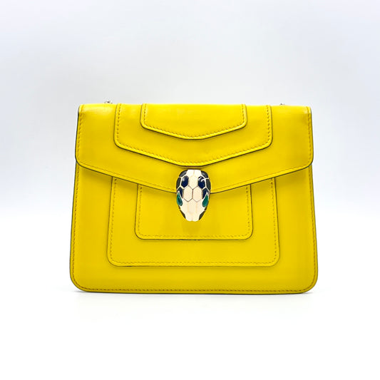 Serpenti Forever Crossbody Bag Yellow