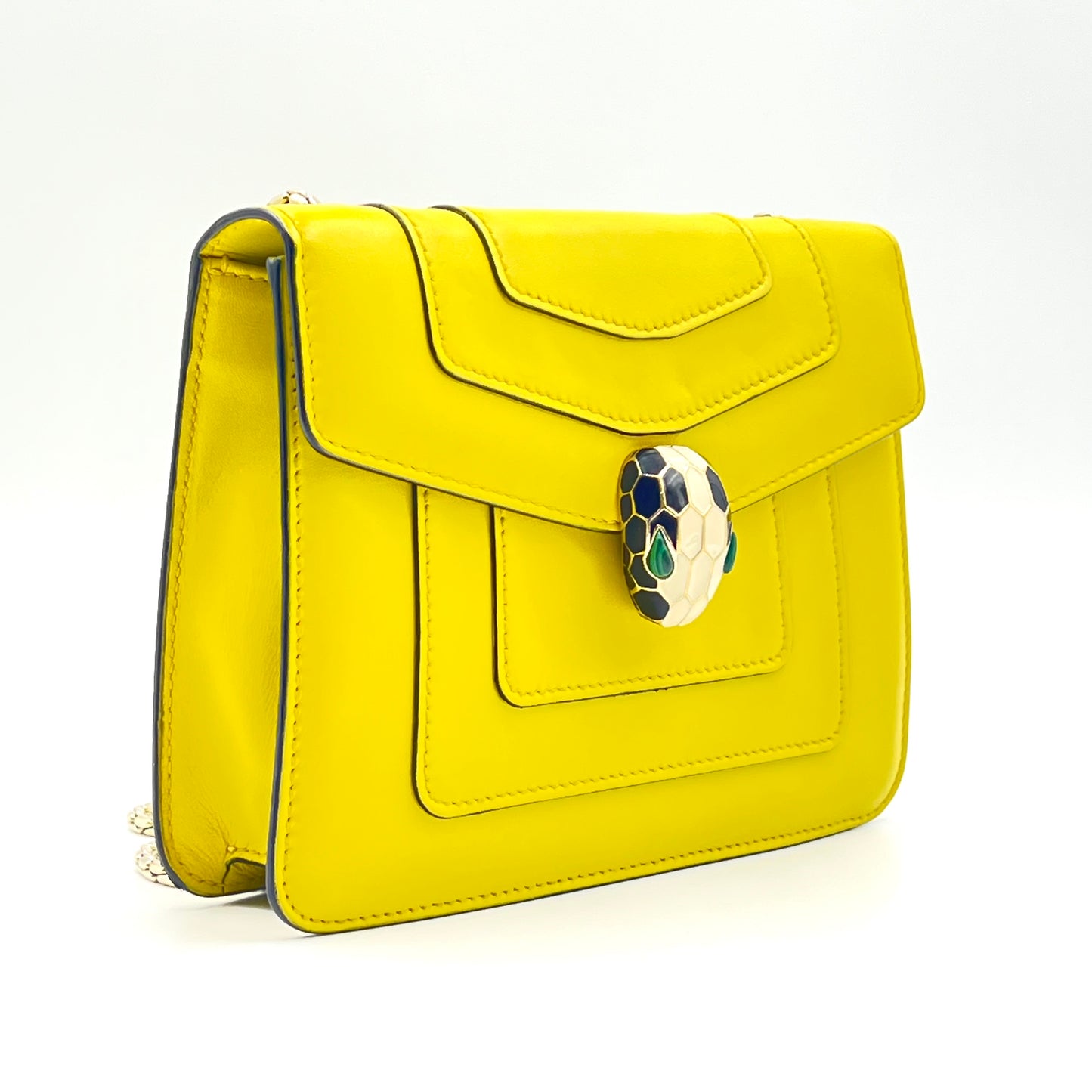 Serpenti Forever Crossbody Bag Yellow