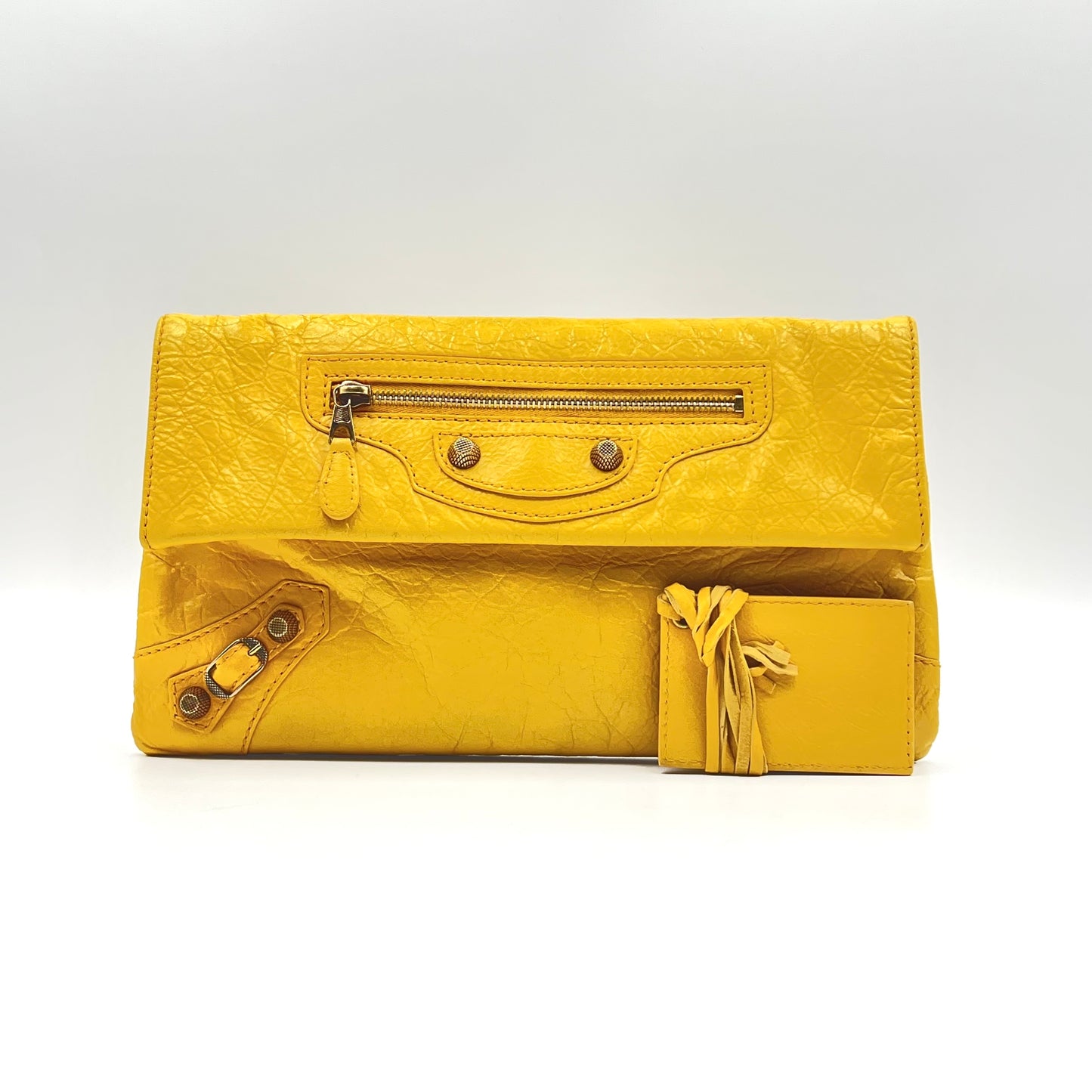 Motocross Motocross Giant 12 Envelope Clutch Yellow