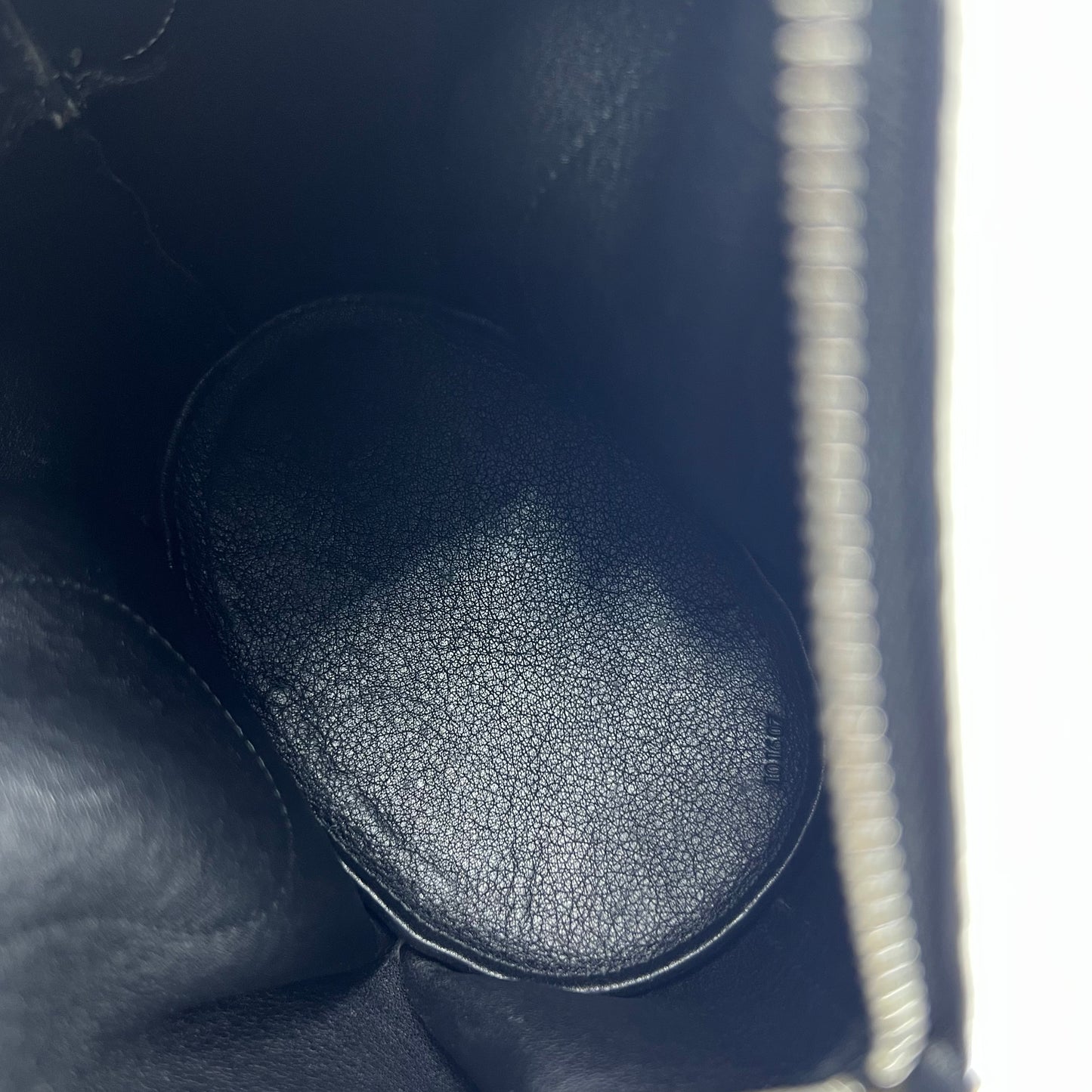 Calfskin Panda Crossbody Black White