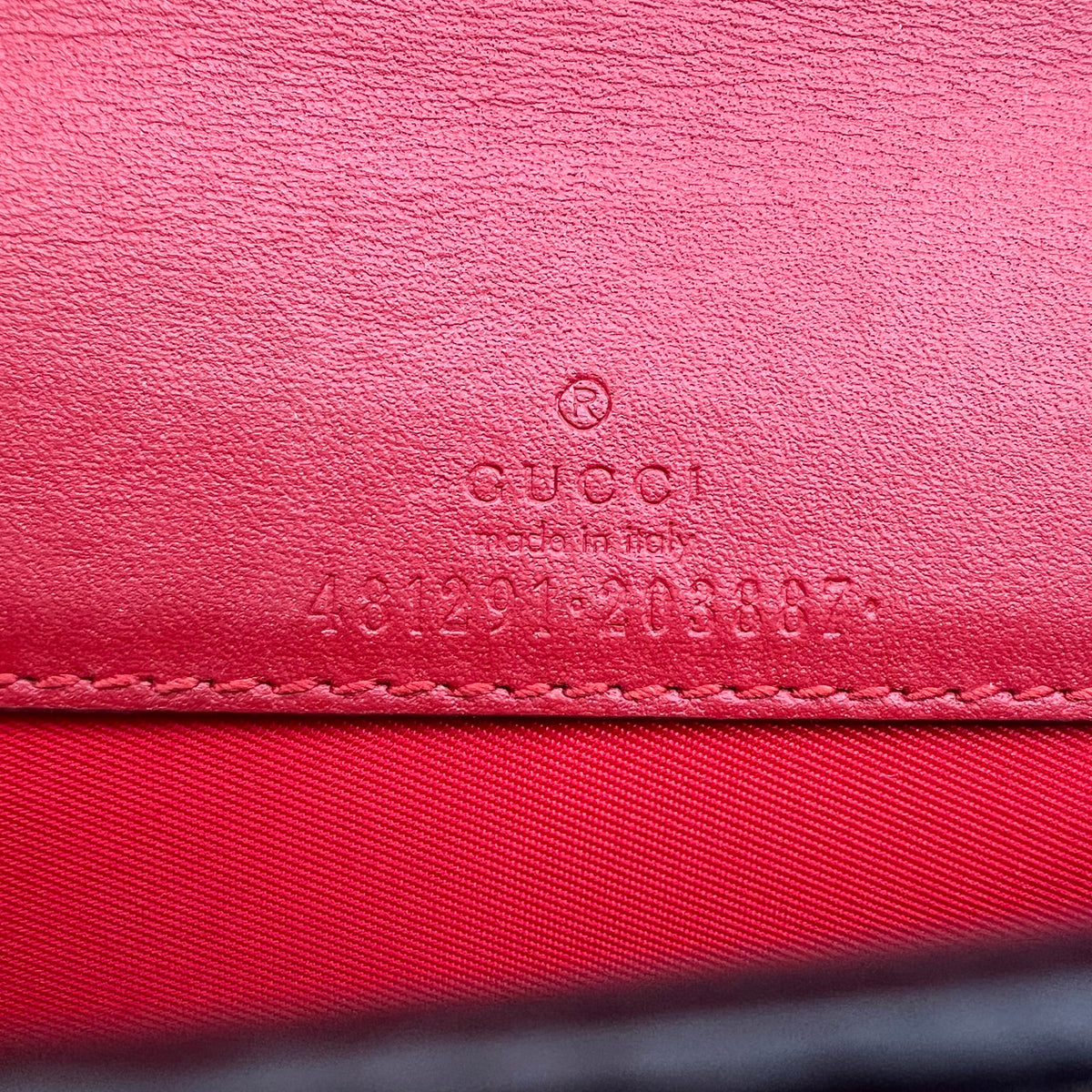 GG Supreme Monogram Mini Cherry Chain Bag