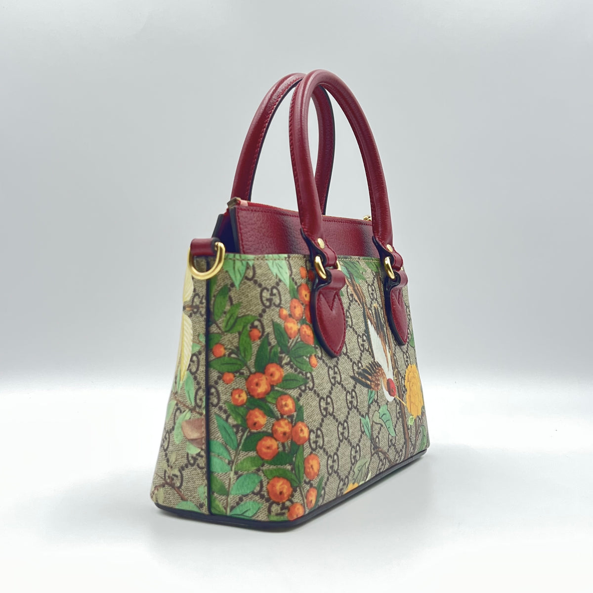 GG Supreme Monogram Tian Small Top Handle Bag GG Supreme Monogram Tian Small Top Handle Bag, view 2 of 9