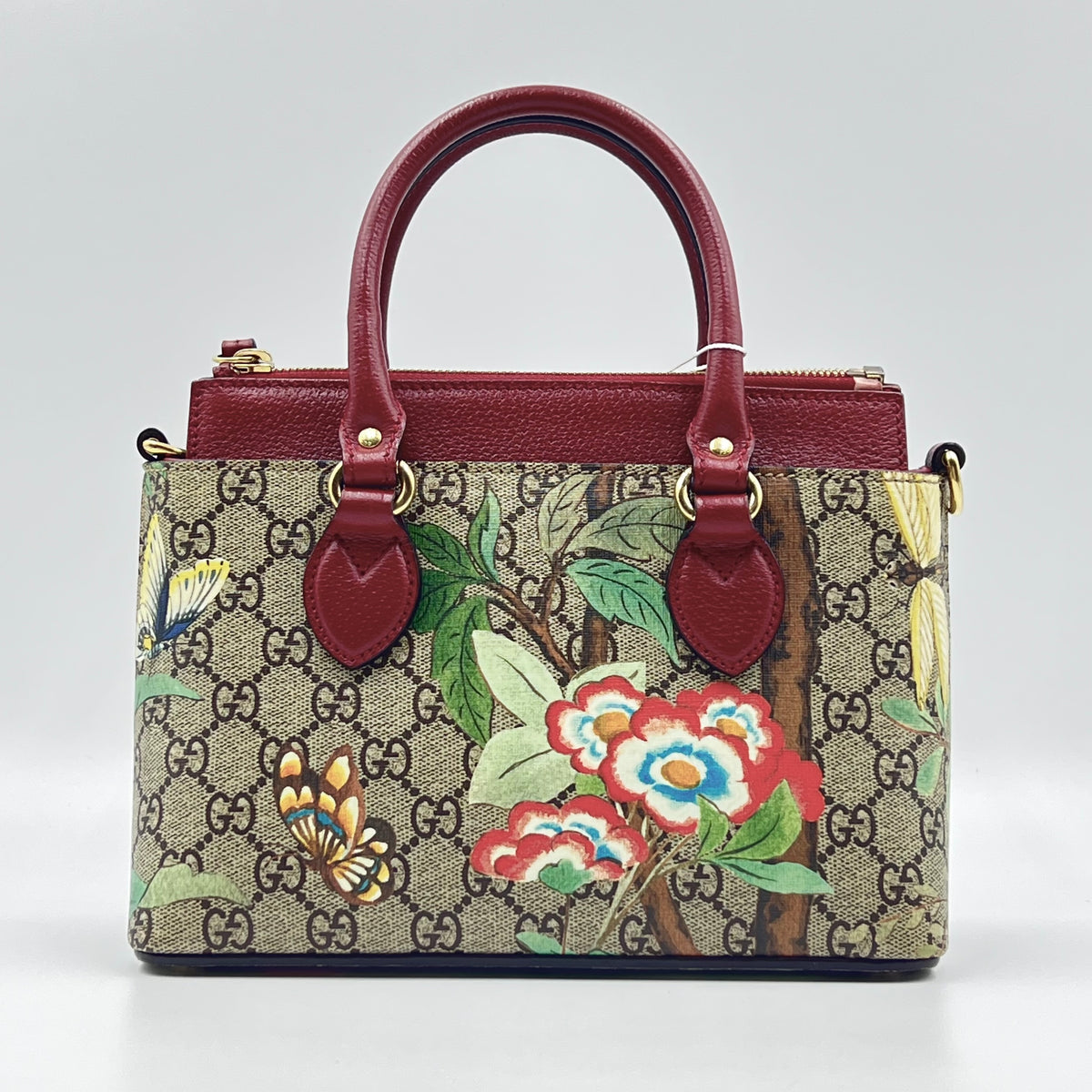 GG Supreme Monogram Tian Small Top Handle Bag GG Supreme Monogram Tian Small Top Handle Bag, view 3 of 9