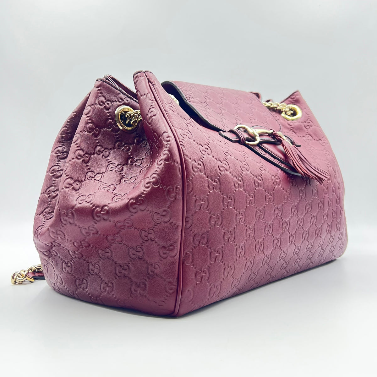 Emily Flap Shoulder Bag Guccissima Leather Large — view 2 of 9 Emily Flap Shoulder Bag Guccissima Leather Large, view 2 of 9