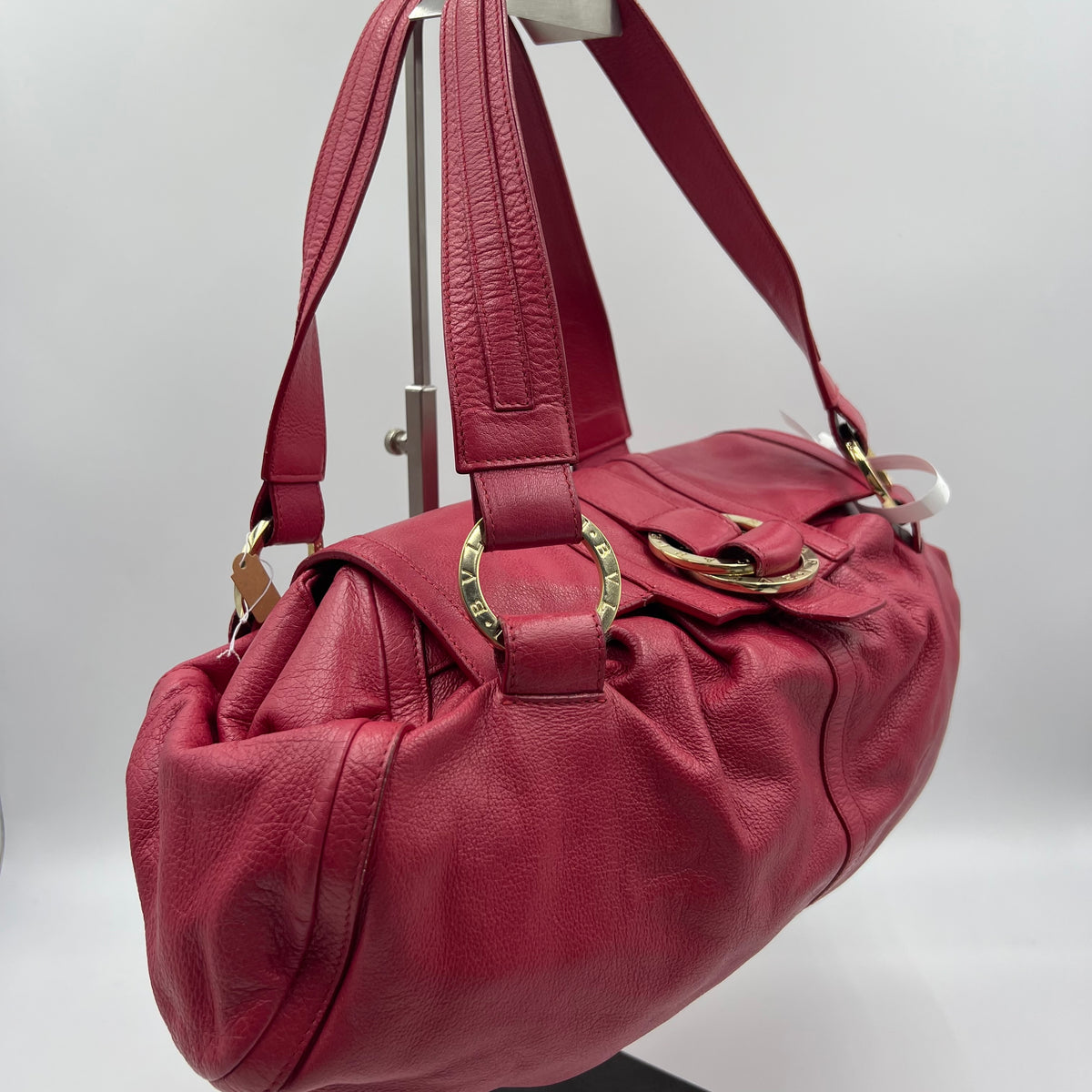 Bvlgari Chandhra Leather Shoulder Bag