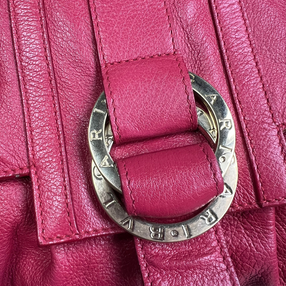 Bvlgari Chandhra Leather Shoulder Bag